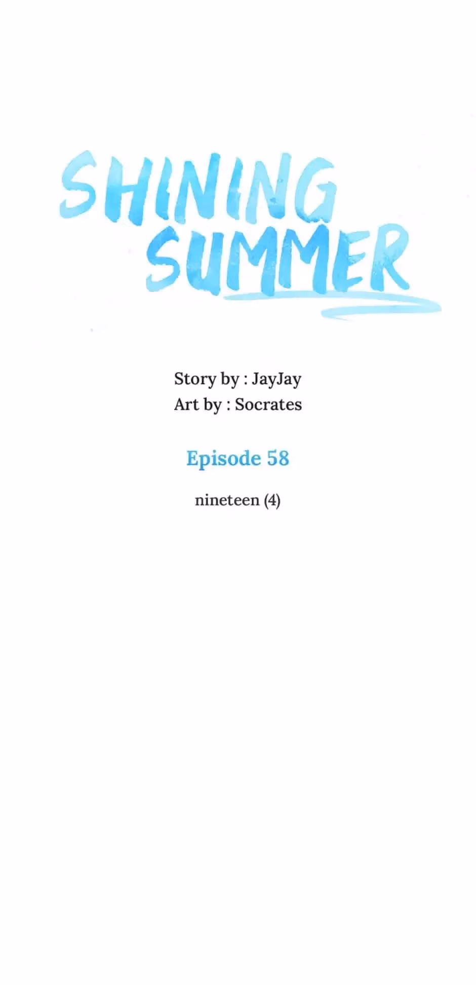 Read Shining Summer chapter 58 image 32 on Lezhin