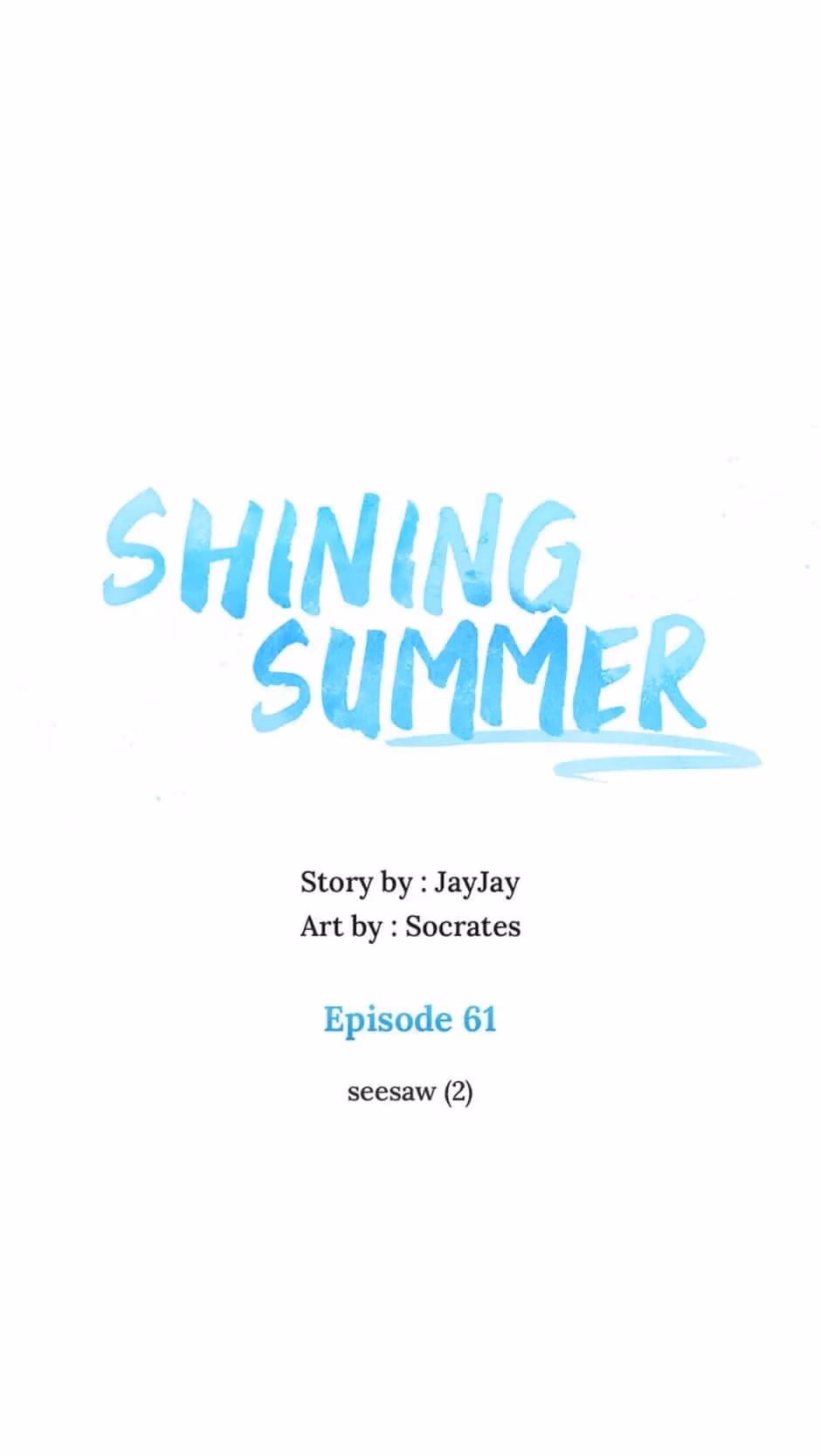 Read Shining Summer chapter 61 image 35 on Lezhin