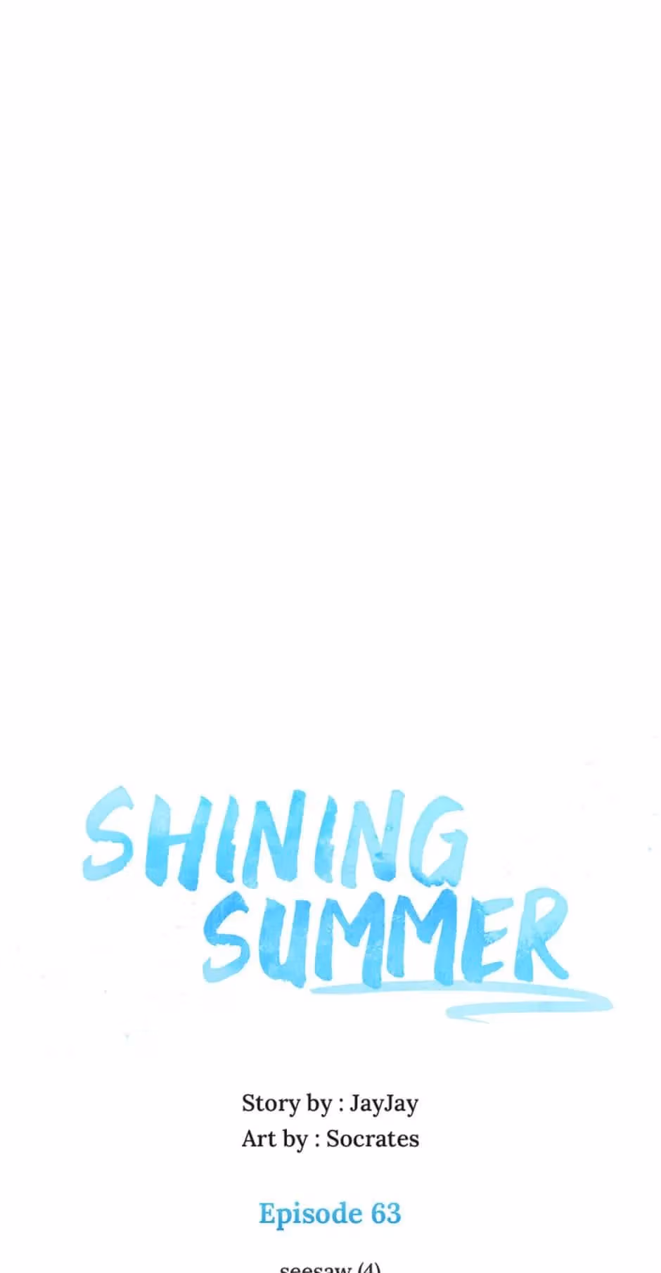 Read Shining Summer chapter 63 image 5 on Lezhin