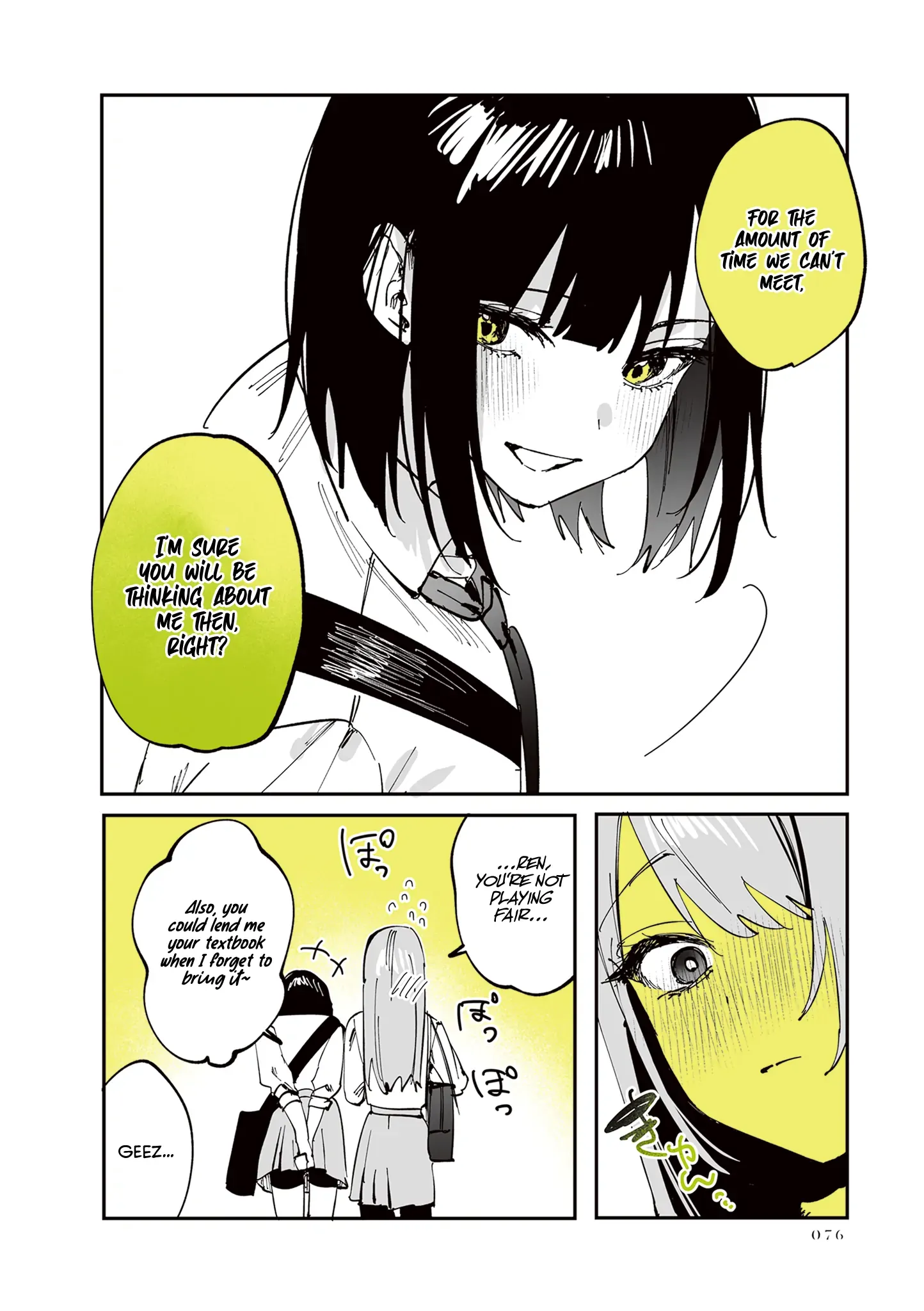 Read Shino & Ren chapter 20 image 3 on Lezhin