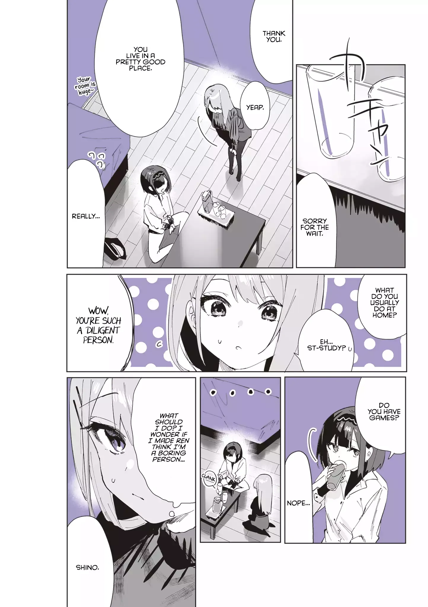 Read Shino & Ren chapter 3 image 4 on Lezhin