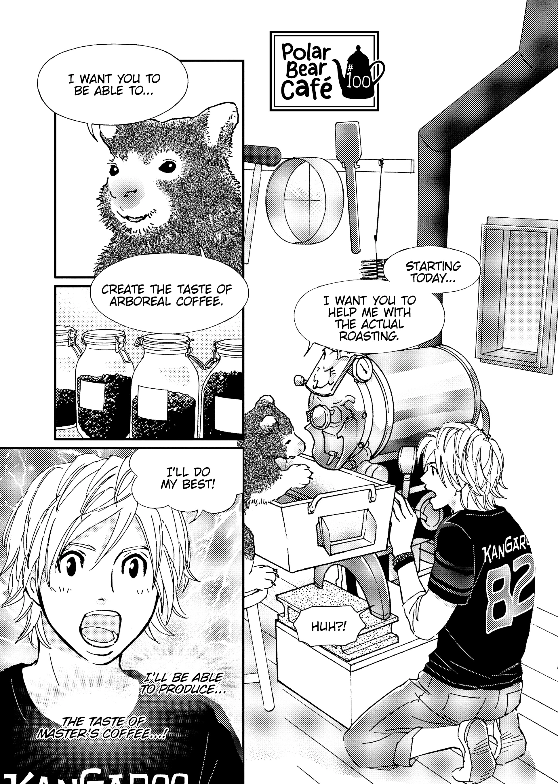 Shirokuma Cafe Chapter 100 page 1 - 