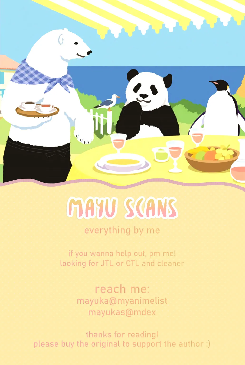 Shirokuma Cafe Chapter 56 page 1 - 
