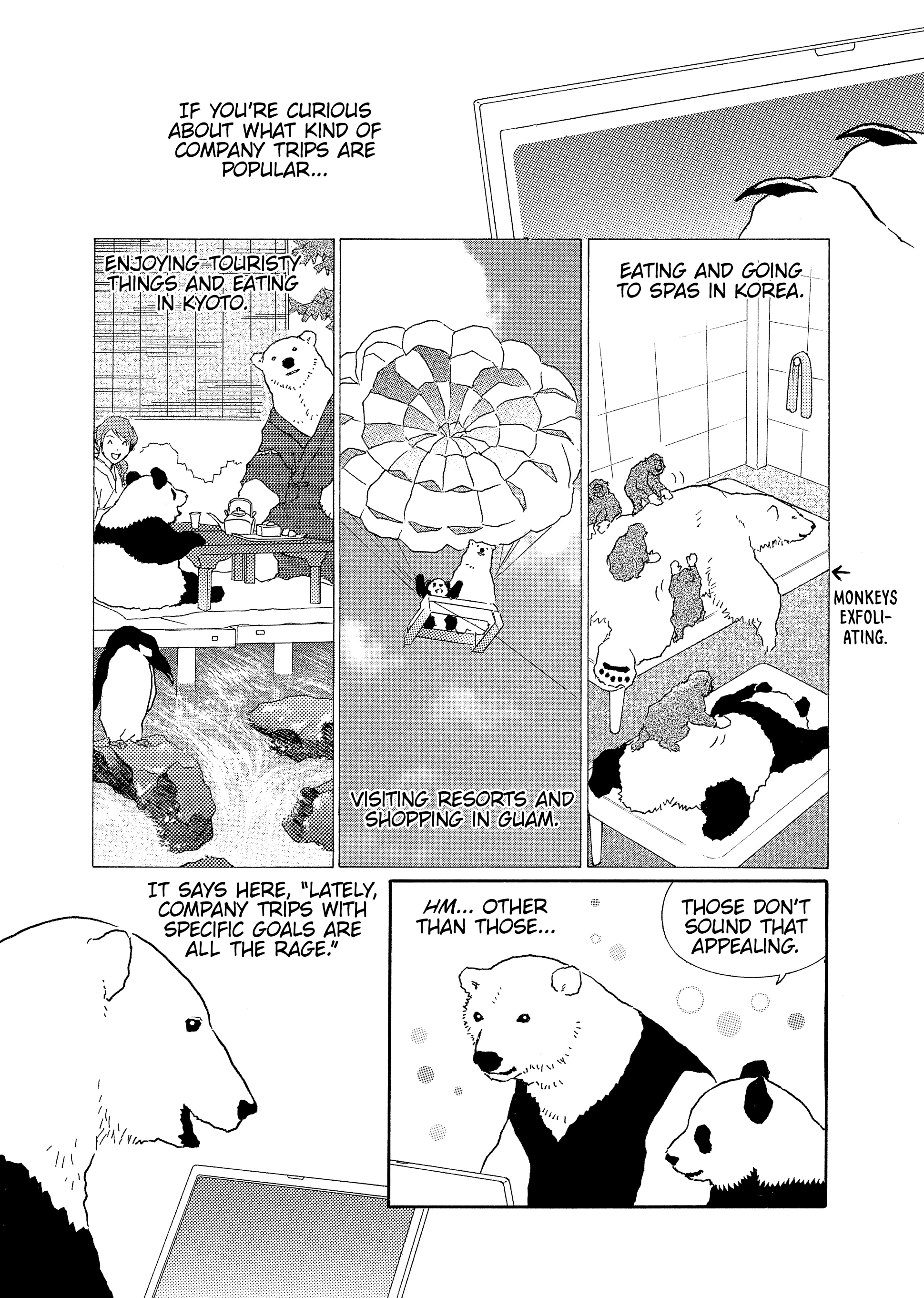 Shirokuma Cafe Chapter 61 page 4 - 