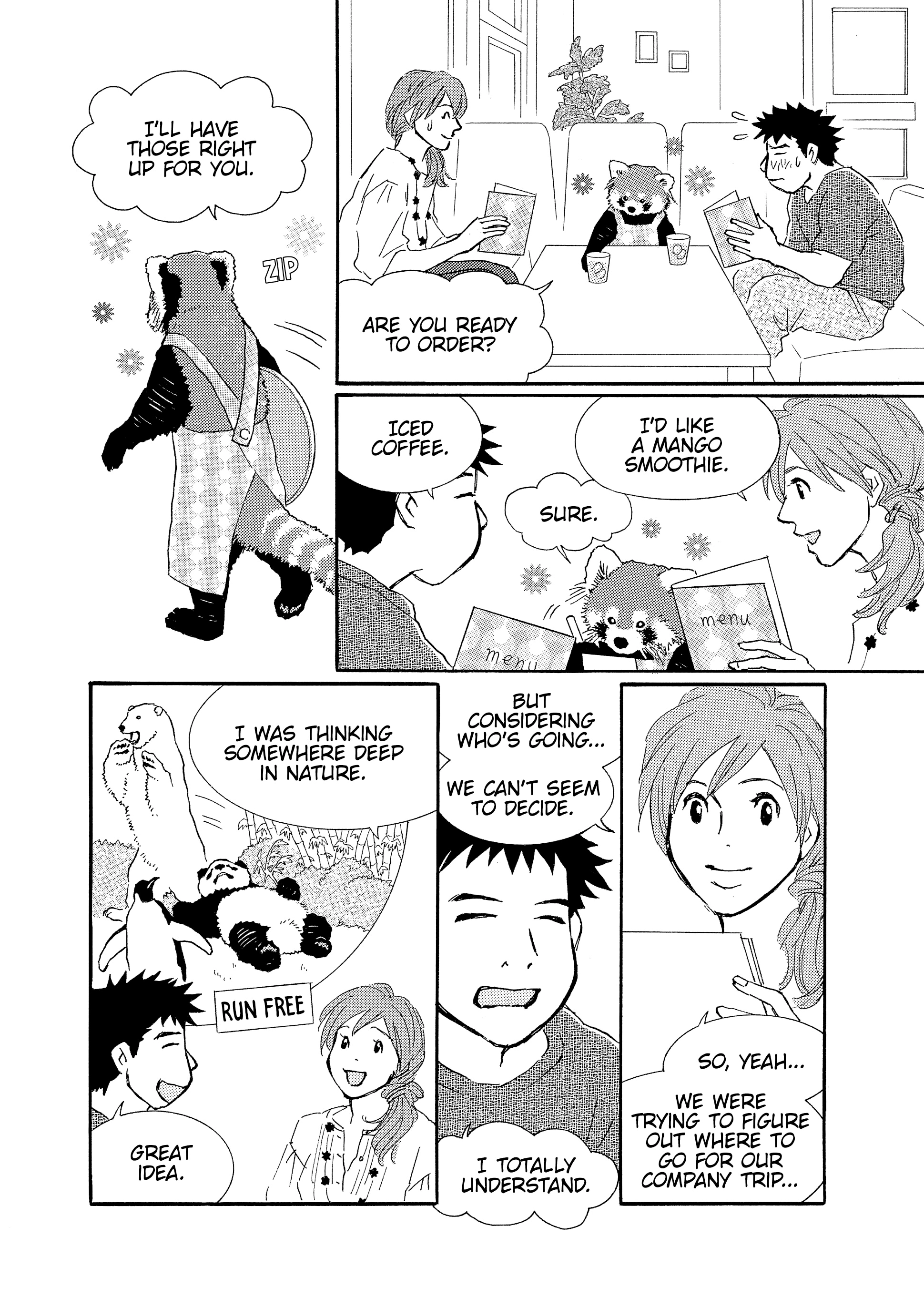 Shirokuma Cafe Chapter 62 page 4 - 