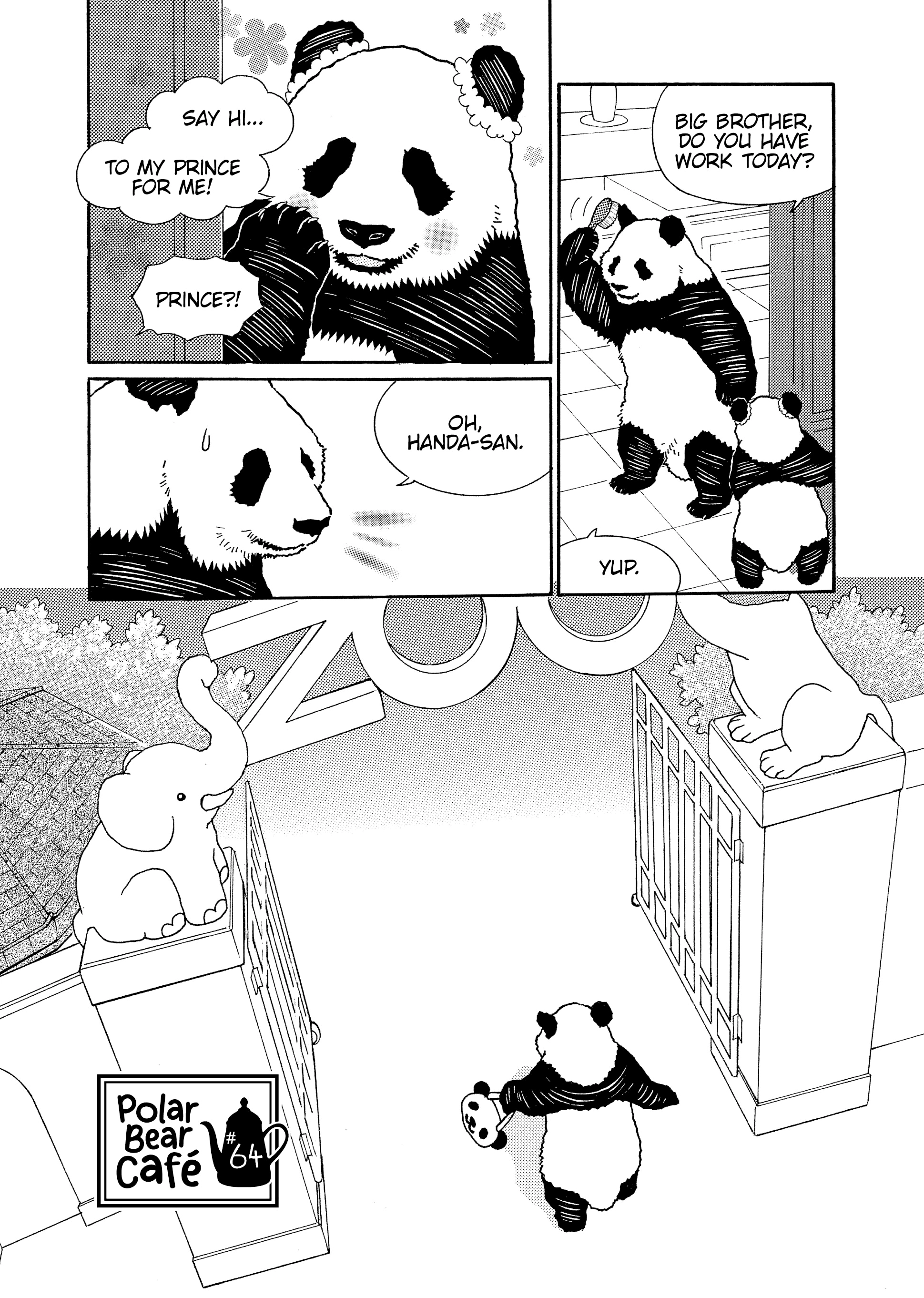 Shirokuma Cafe Chapter 64 page 1 - 