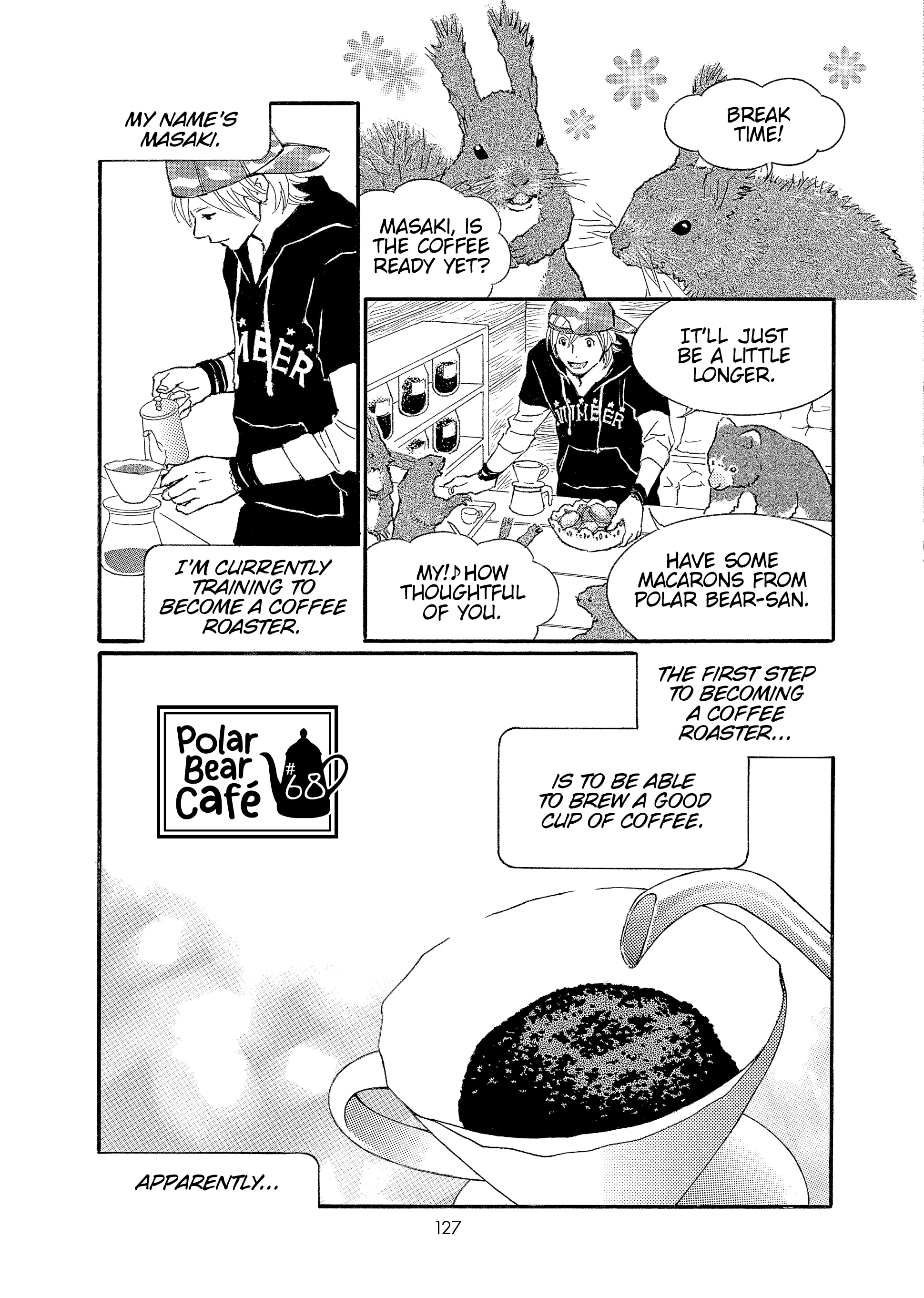 Shirokuma Cafe Chapter 68 page 1 - 