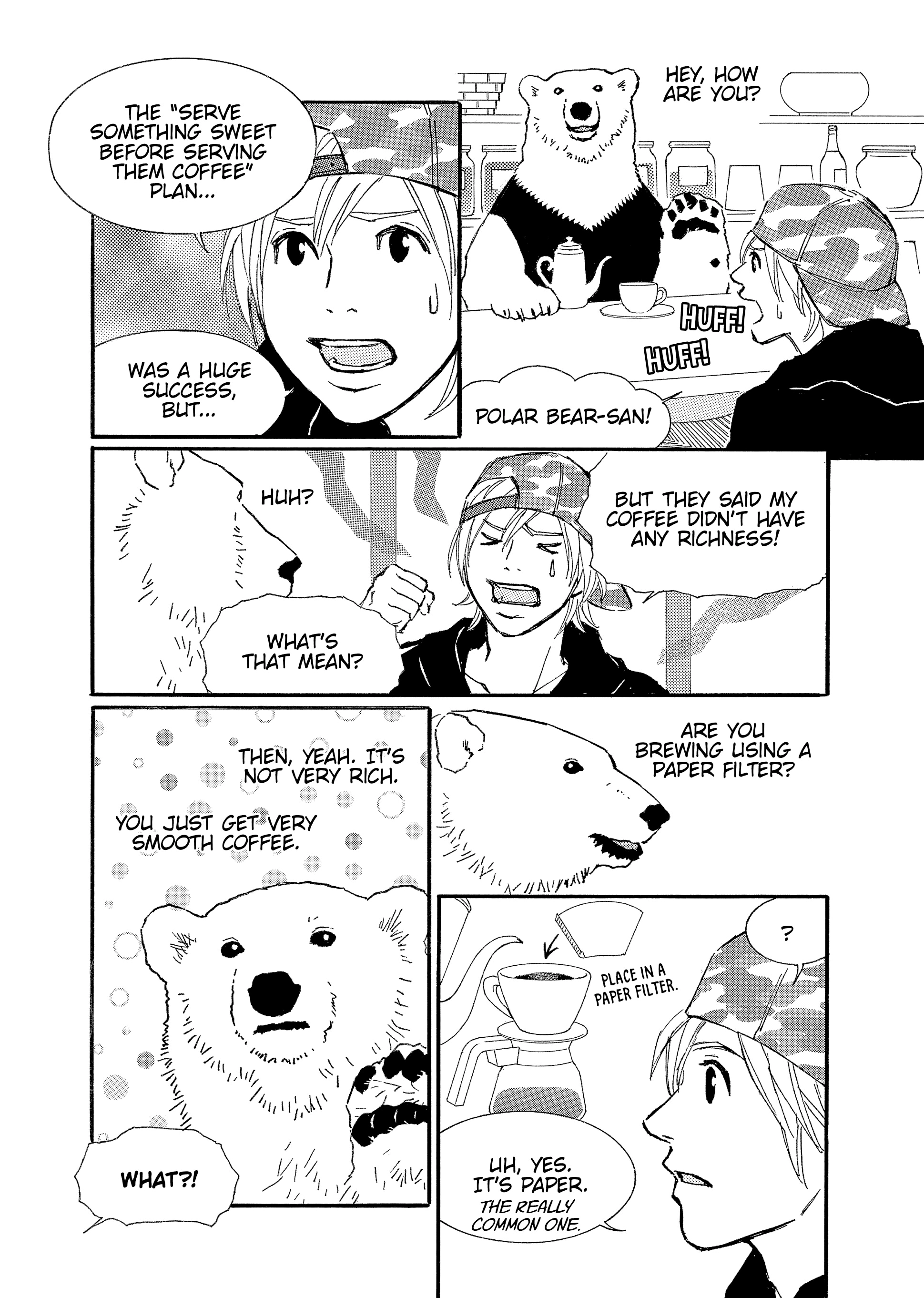 Shirokuma Cafe Chapter 68 page 4 - 