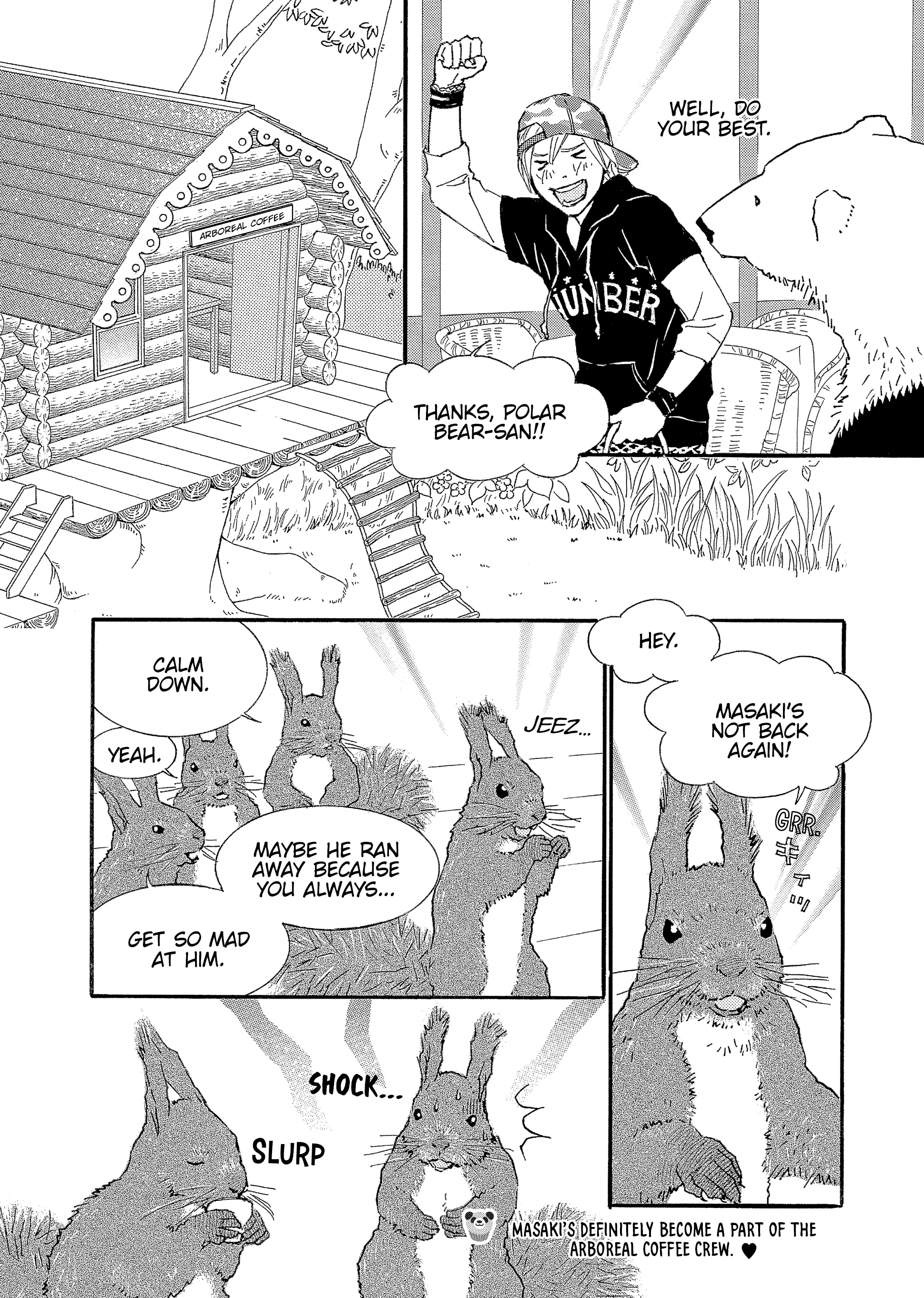 Shirokuma Cafe Chapter 68 page 8 - 