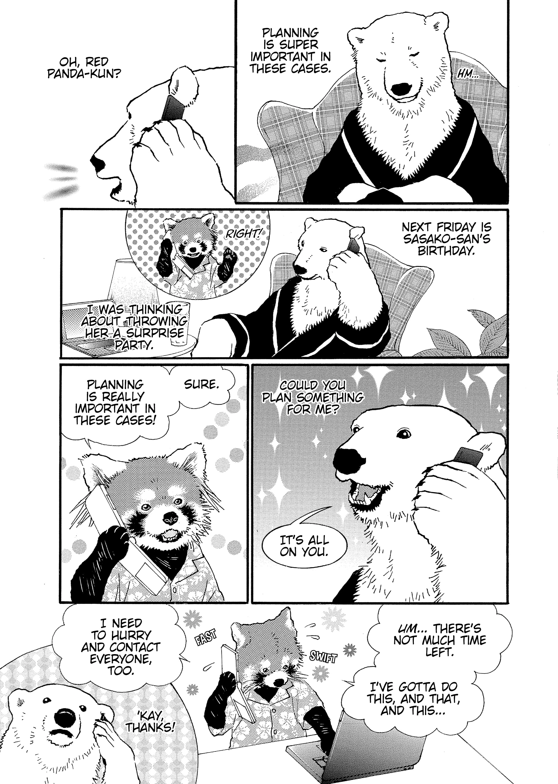 Shirokuma Cafe Chapter 79 page 3 - 