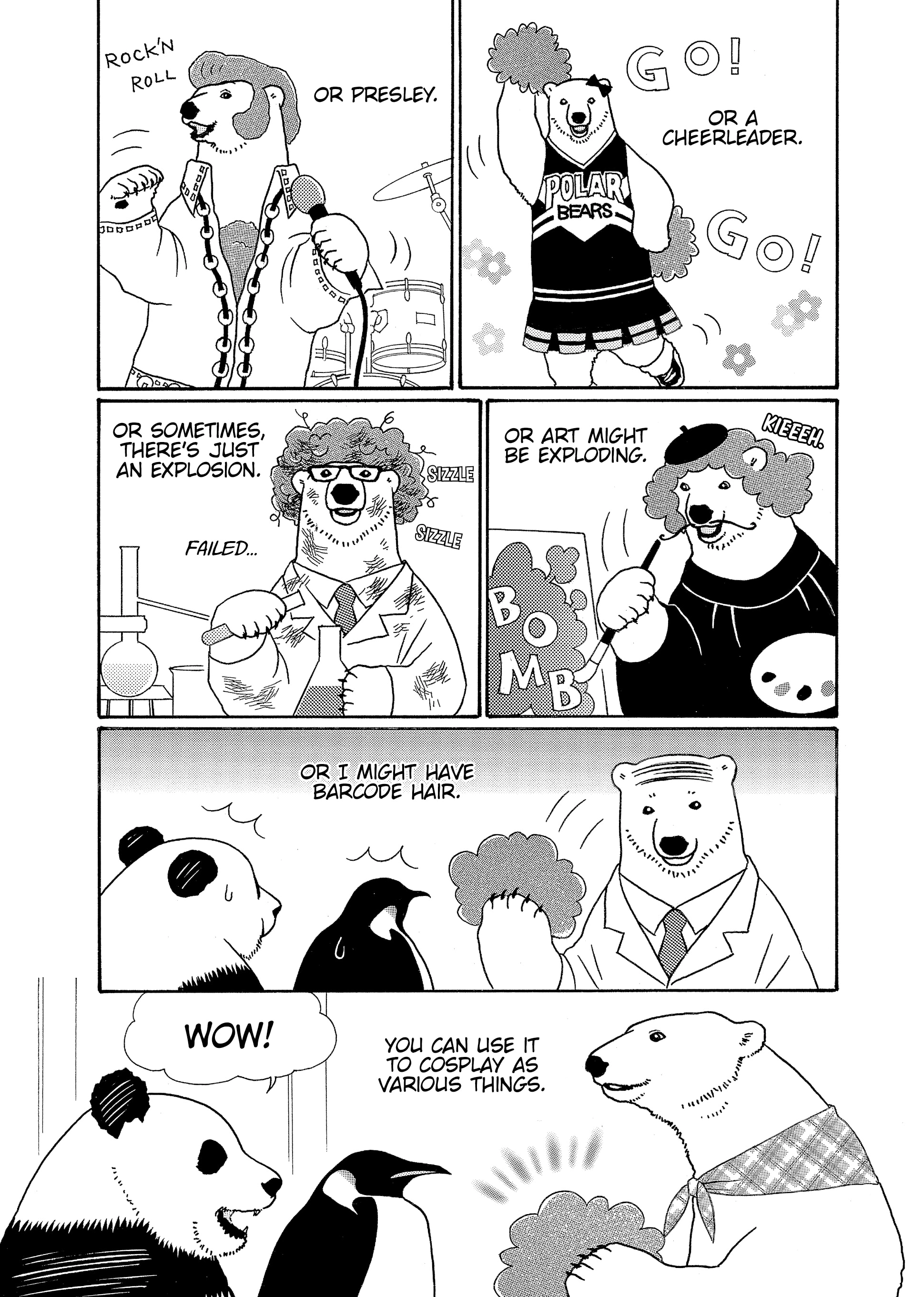 Shirokuma Cafe Chapter 96 page 4 - 