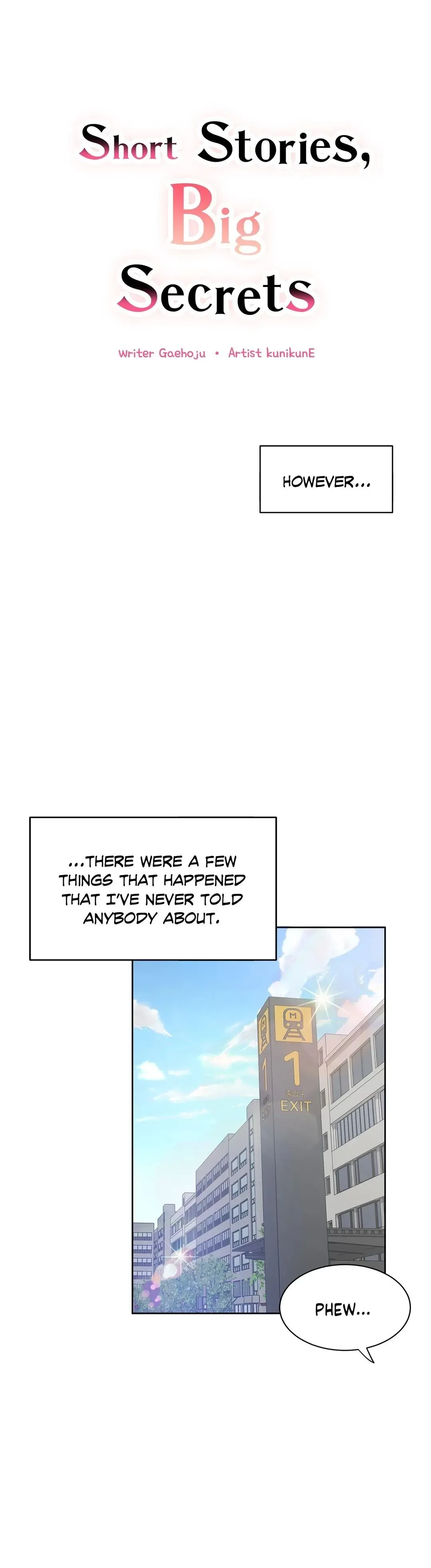 Read Short Stories, Big Secrets chapter 15 image 18 on Lezhin