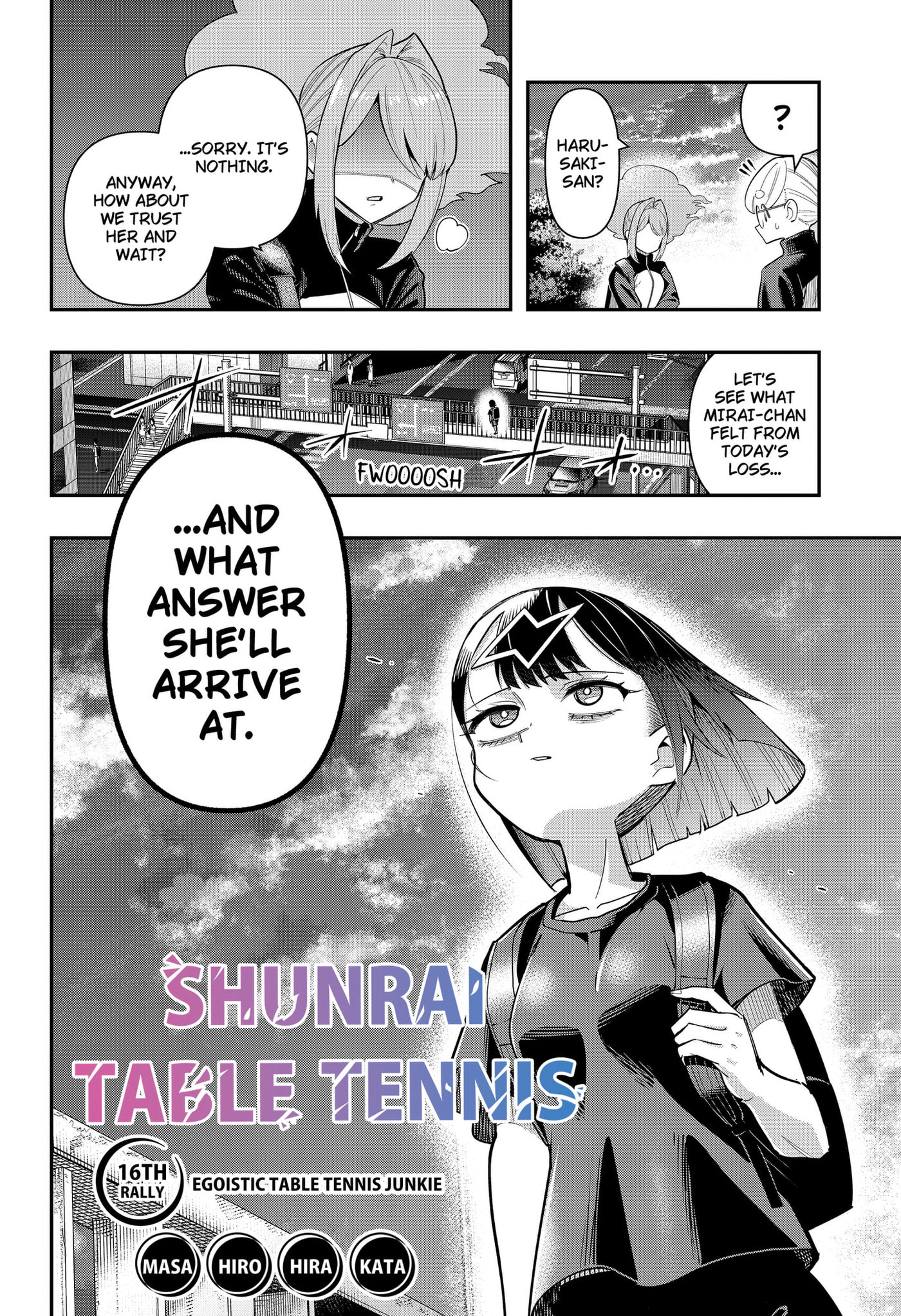 Read Shunrai Table Tennis chapter 16 image 1 on Lezhin