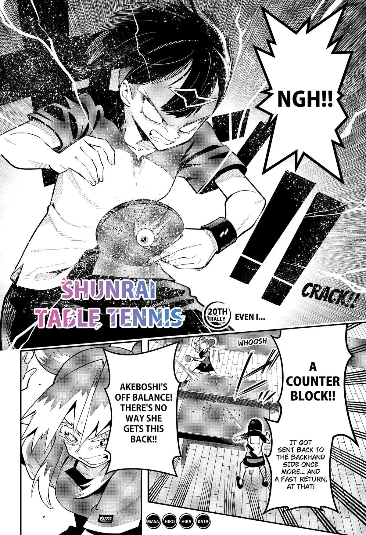 Read Shunrai Table Tennis chapter 20 image 1 on Lezhin