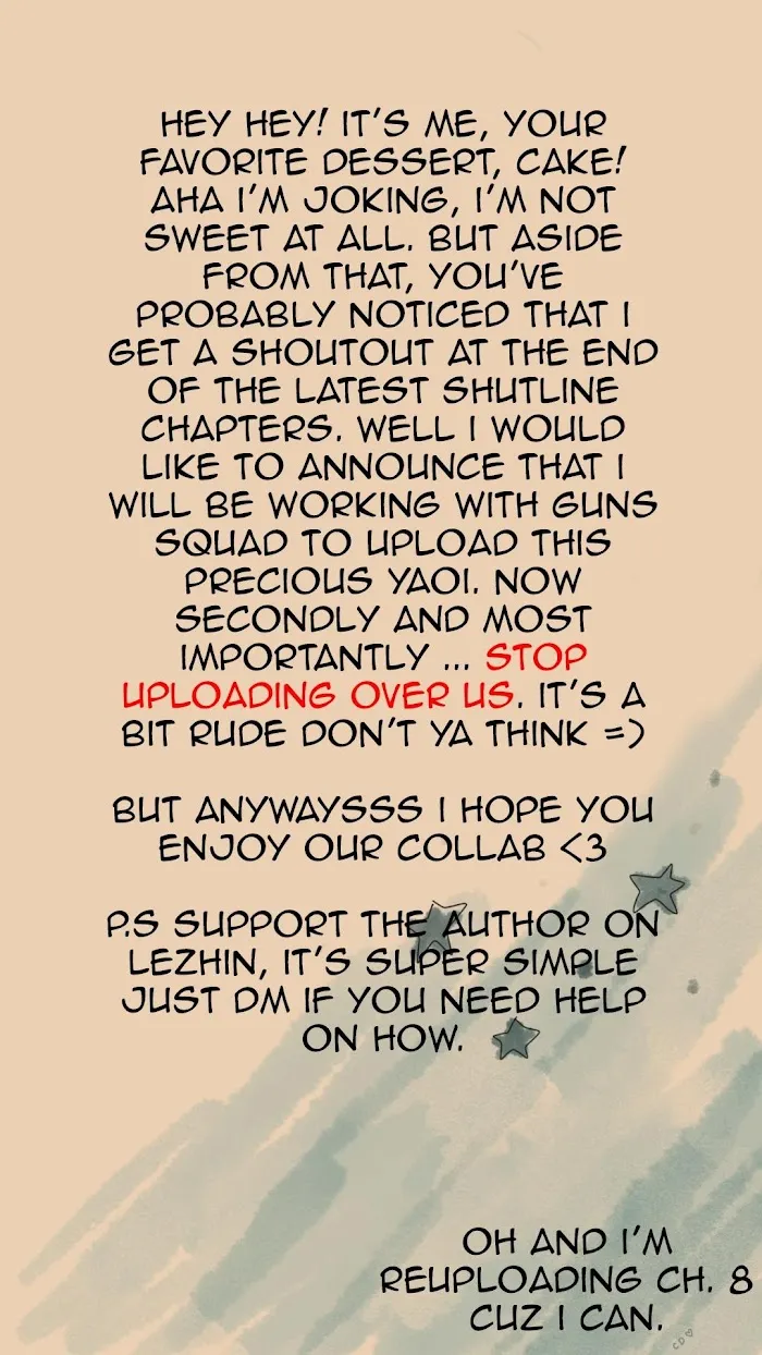 Read Shutline chapter 0.8 image 0 on Lezhin