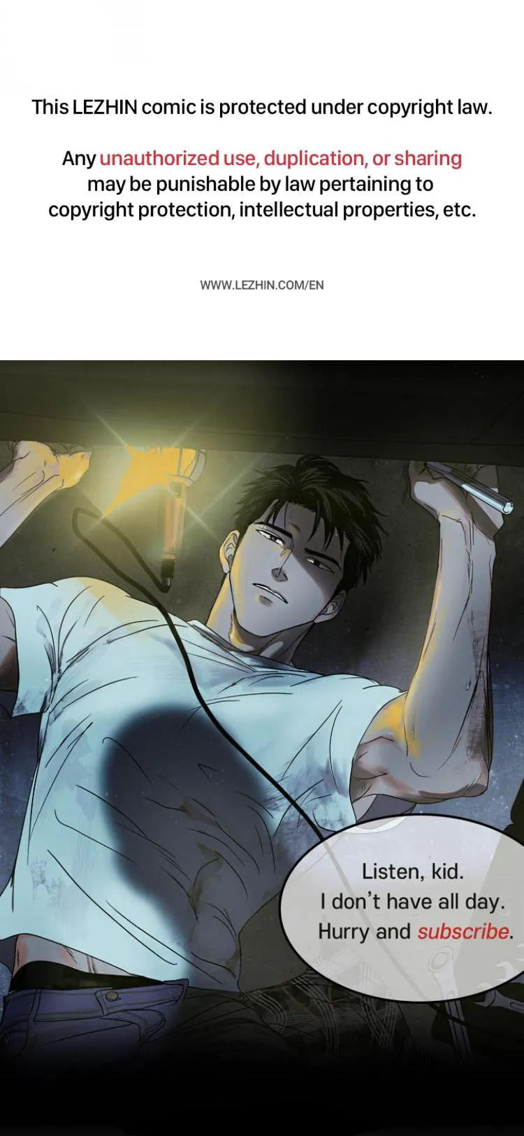 Read Shutline chapter 0.99 image 0 on Lezhin