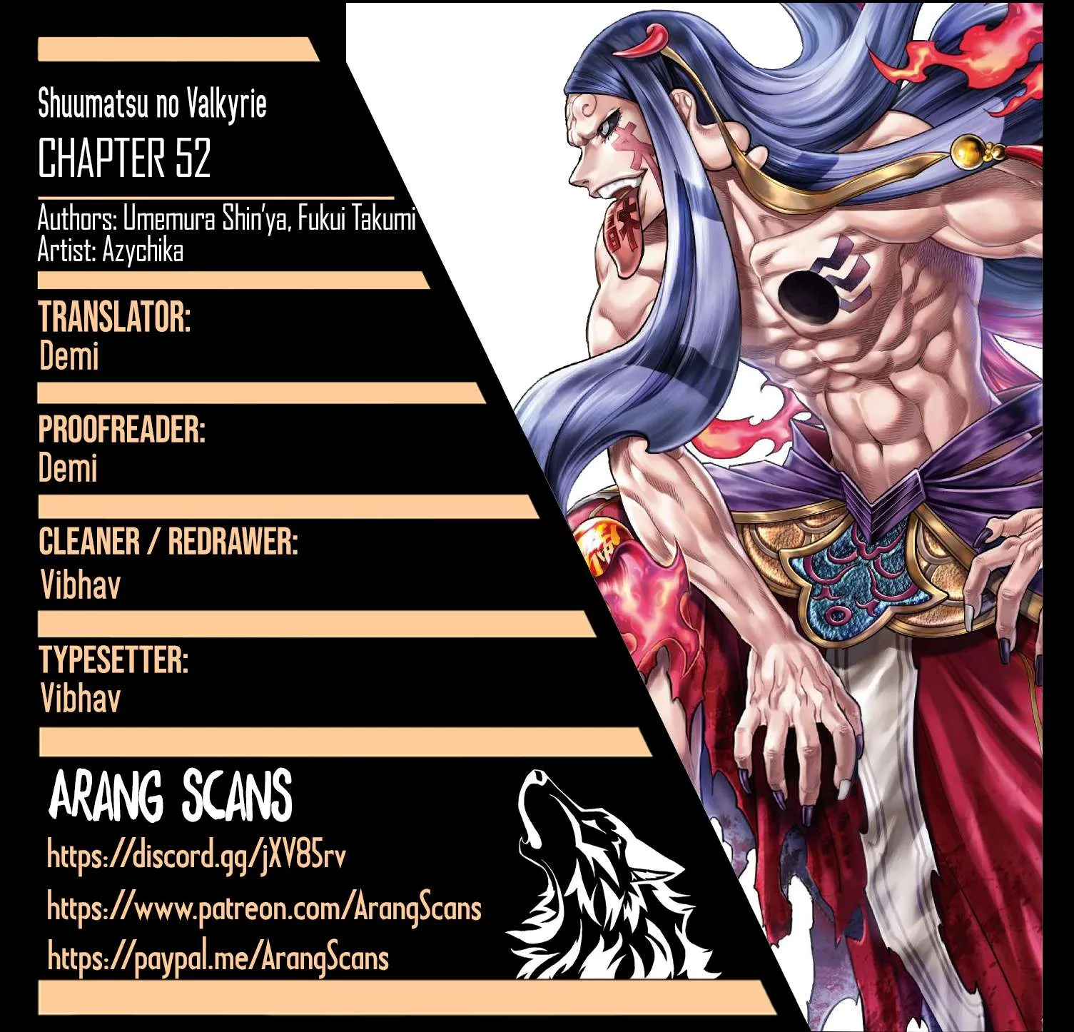 Read Shuumatsu no Valkyrie chapter 52 image 0 on Lezhin