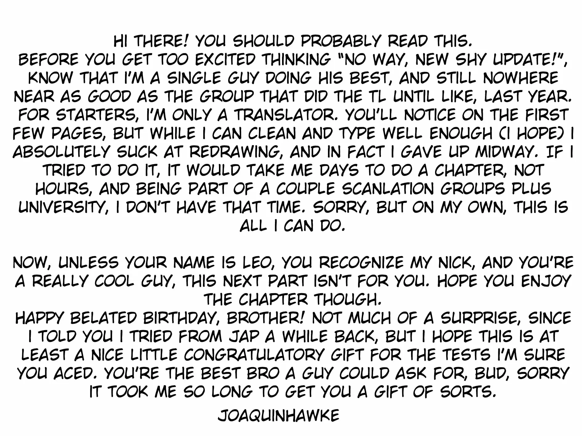 Read Shy chapter 93 image 0 on Lezhin