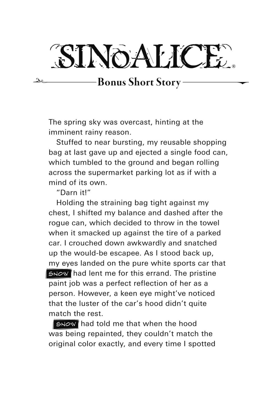 Read SINoALICE chapter 3.5 image 1 on Lezhin