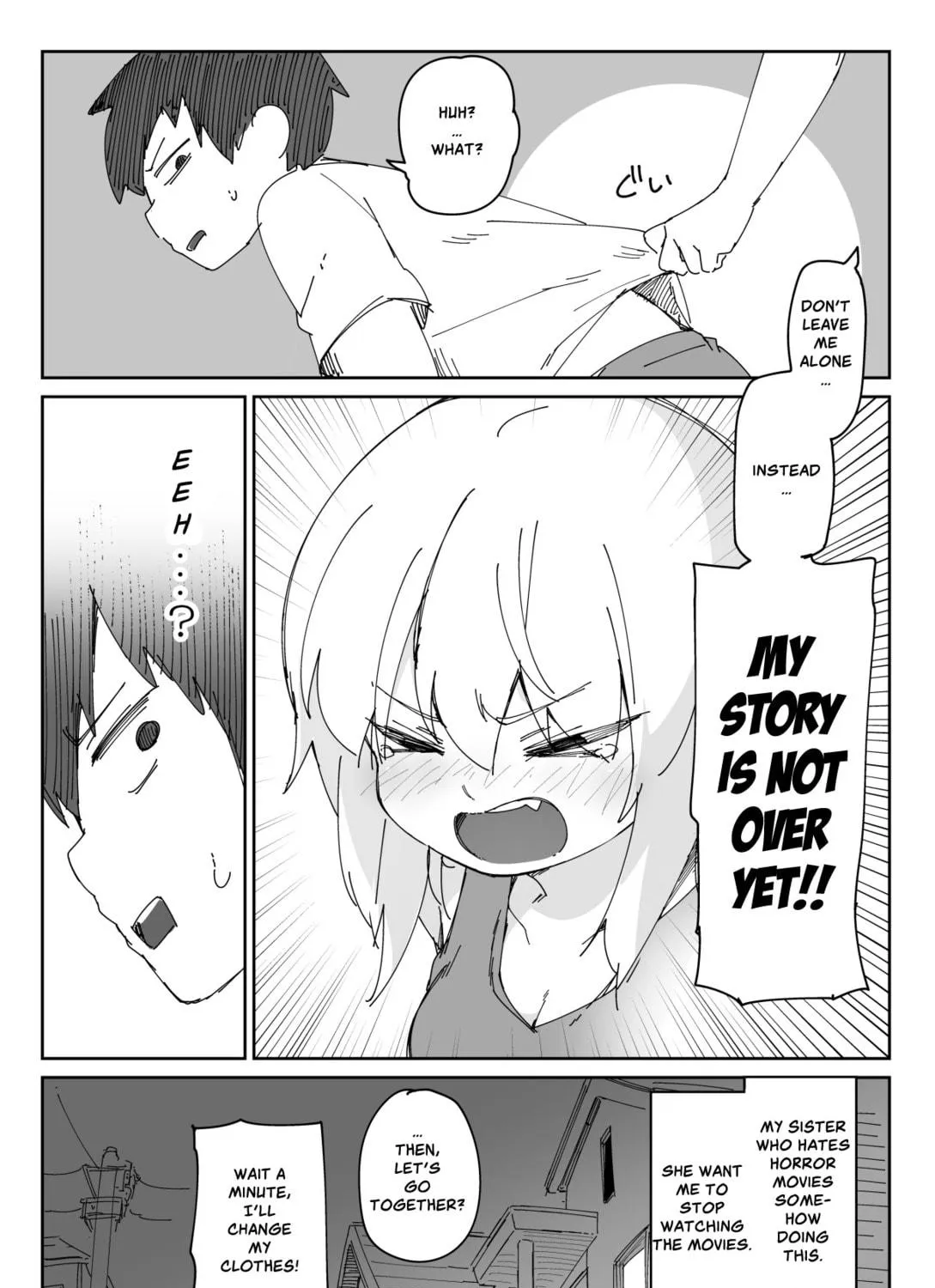 Read Sister Who Hates Horror chapter 0 image 4 on Lezhin