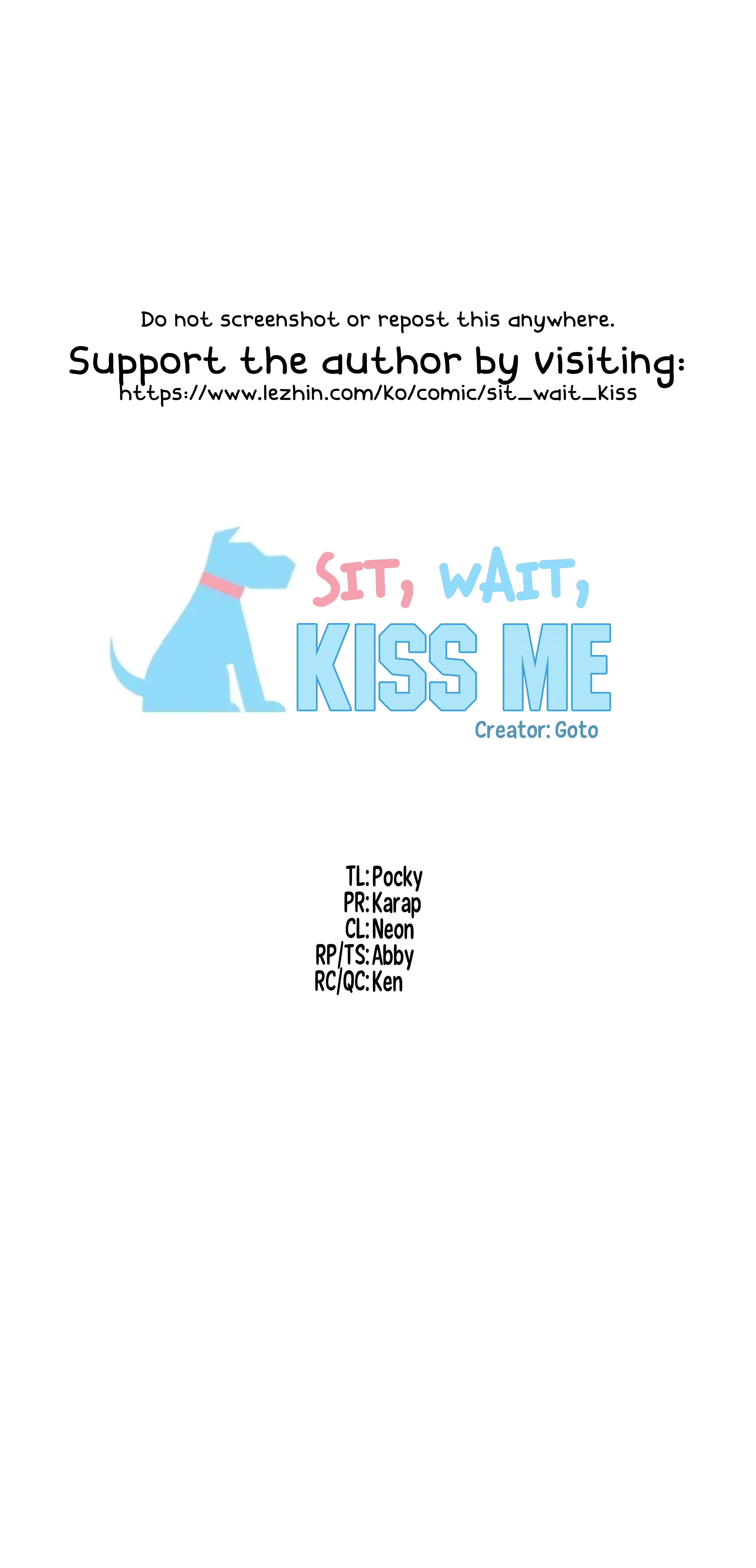 Read Sit, Wait, Kiss Me chapter 11 image 4 on Lezhin