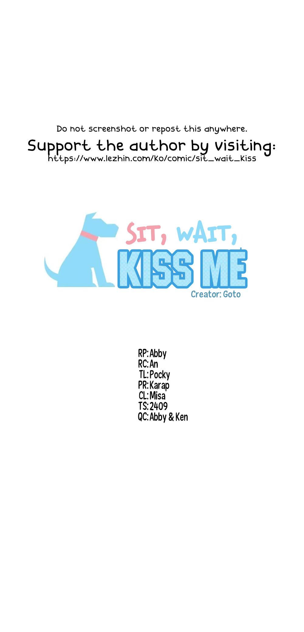 Read Sit, Wait, Kiss Me chapter 13 image 4 on Lezhin