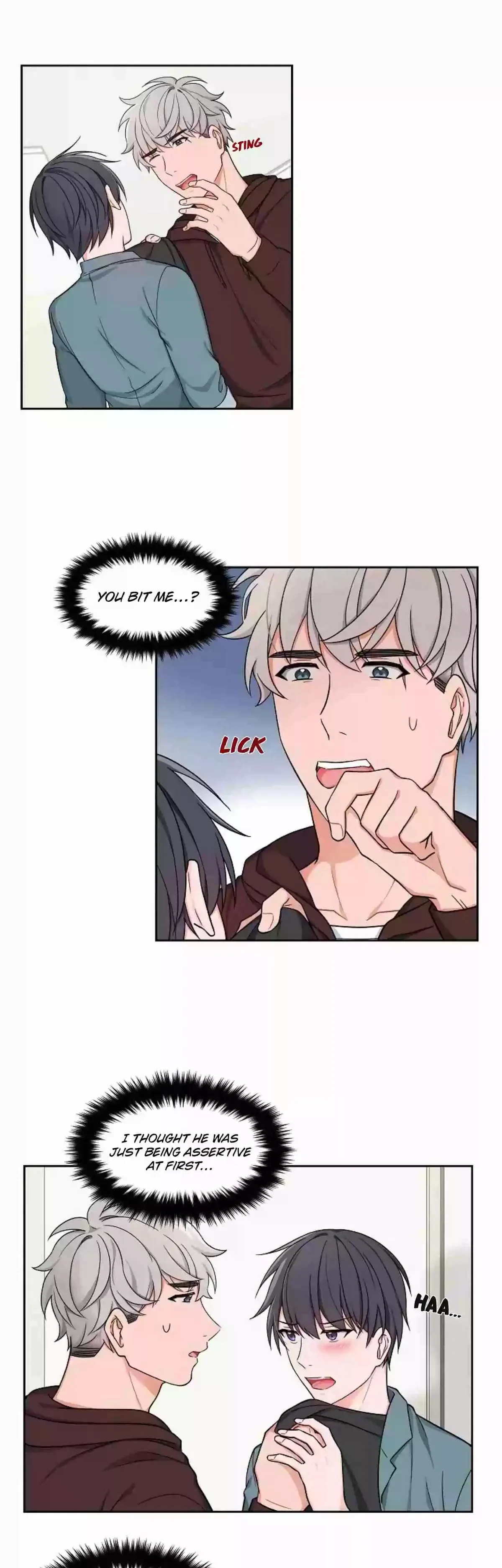 Read Sit, Wait, Kiss Me chapter 22 image 3 on Lezhin