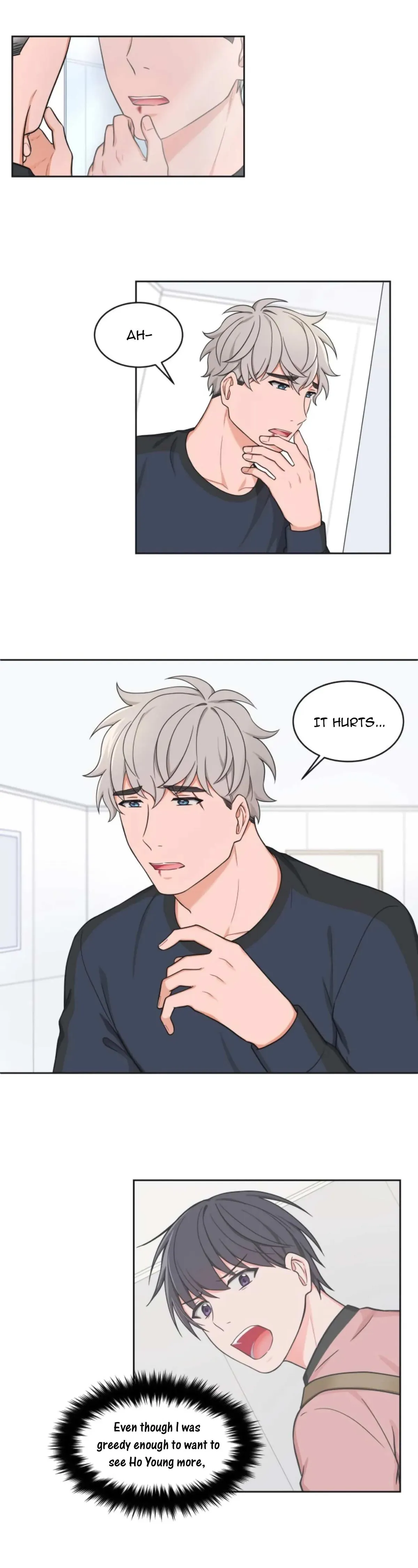 Read Sit, Wait, Kiss Me chapter 24 image 3 on Lezhin