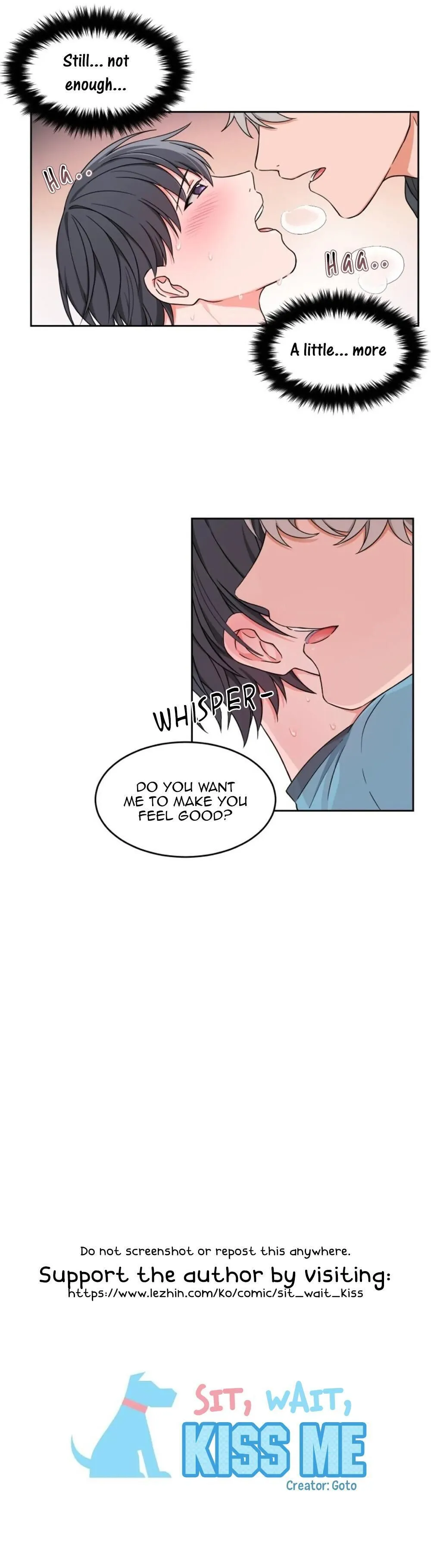 Read Sit, Wait, Kiss Me chapter 45.98 image 2 on Lezhin