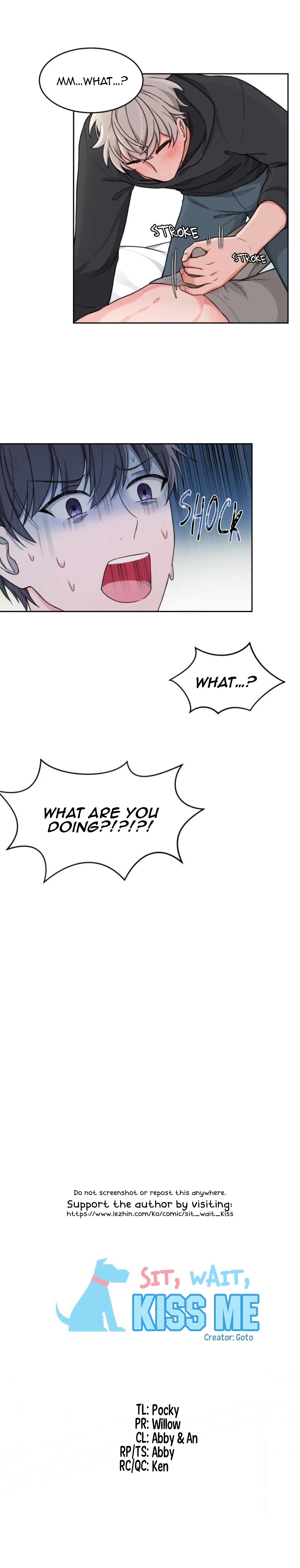 Read Sit, Wait, Kiss Me chapter 8 image 4 on Lezhin