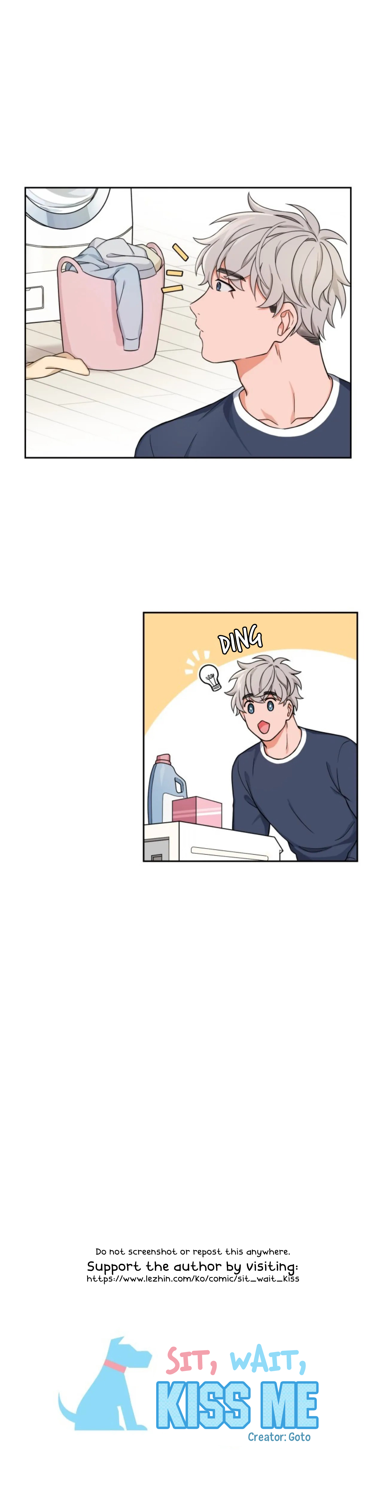 Read Sit, Wait, Kiss Me chapter 9 image 4 on Lezhin