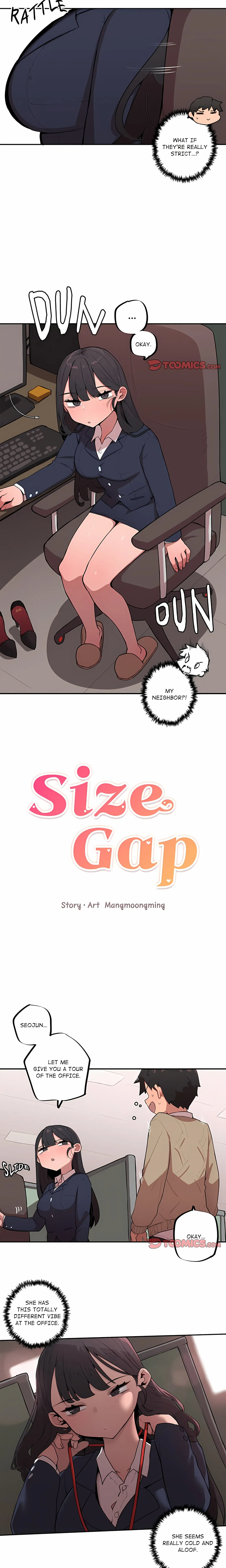 Read Size Gap chapter 15 image 1 on Lezhin