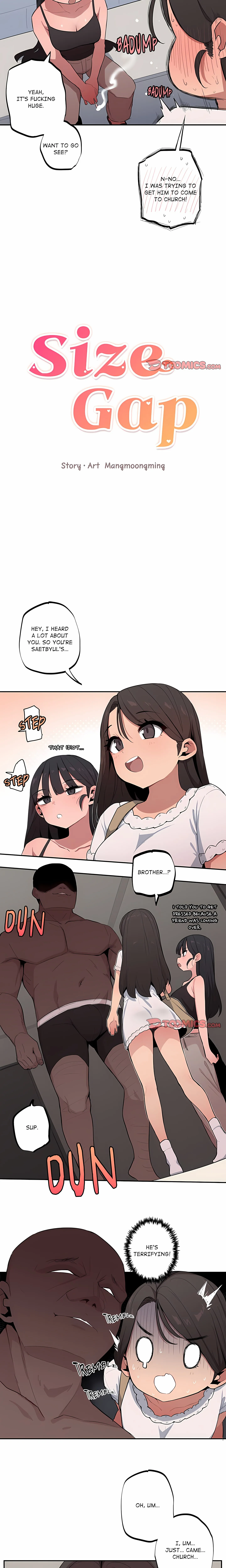 Read Size Gap chapter 38 image 1 on Lezhin