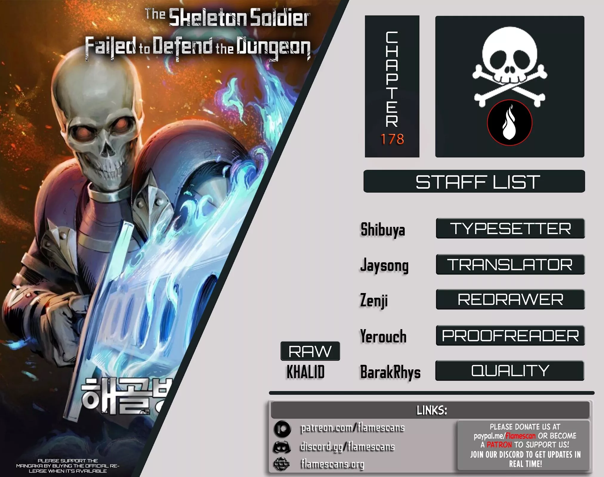 Read Skeleton Soldier Couldn’t Protect the Dungeon chapter 178 image 0 on Lezhin