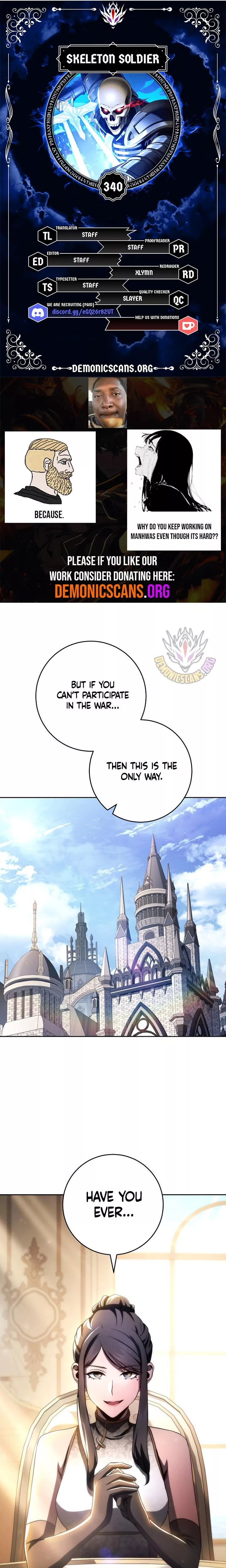 Read Skeleton Soldier Couldn’t Protect the Dungeon chapter 340 image 0 on Lezhin