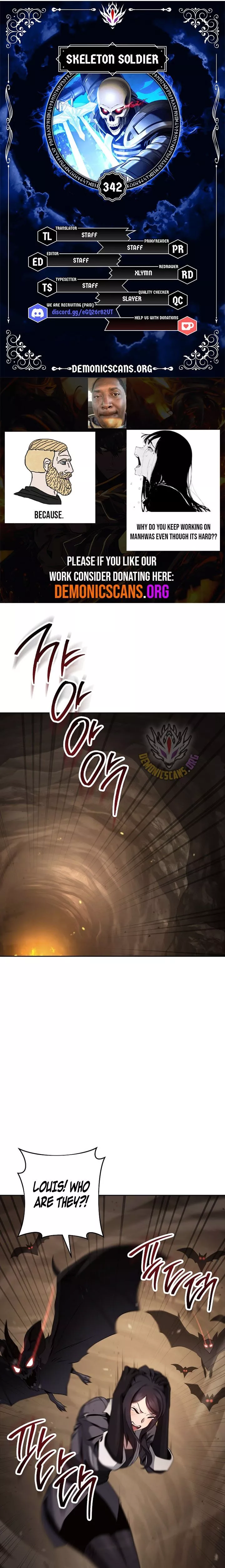 Read Skeleton Soldier Couldn’t Protect the Dungeon chapter 342 image 0 on Lezhin