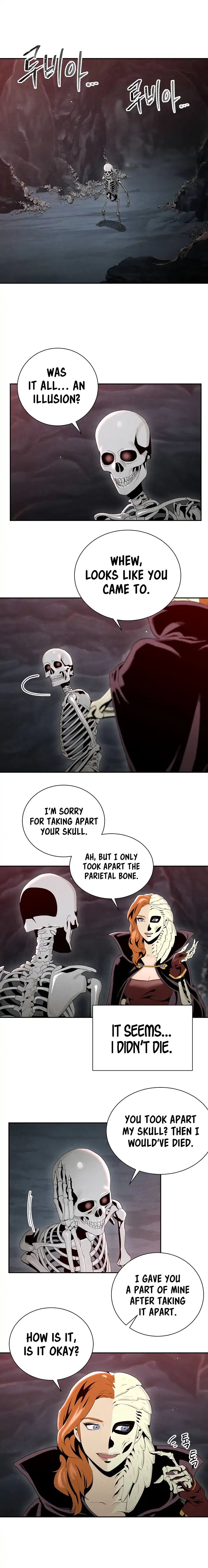 Read Skeleton Soldier Couldn’t Protect the Dungeon chapter 49 image 8 on Lezhin