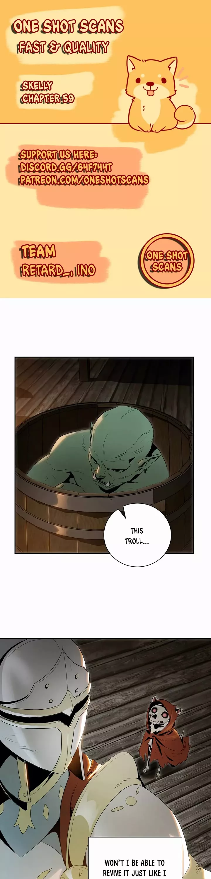 Read Skeleton Soldier Couldn’t Protect the Dungeon chapter 59 image 0 on Lezhin