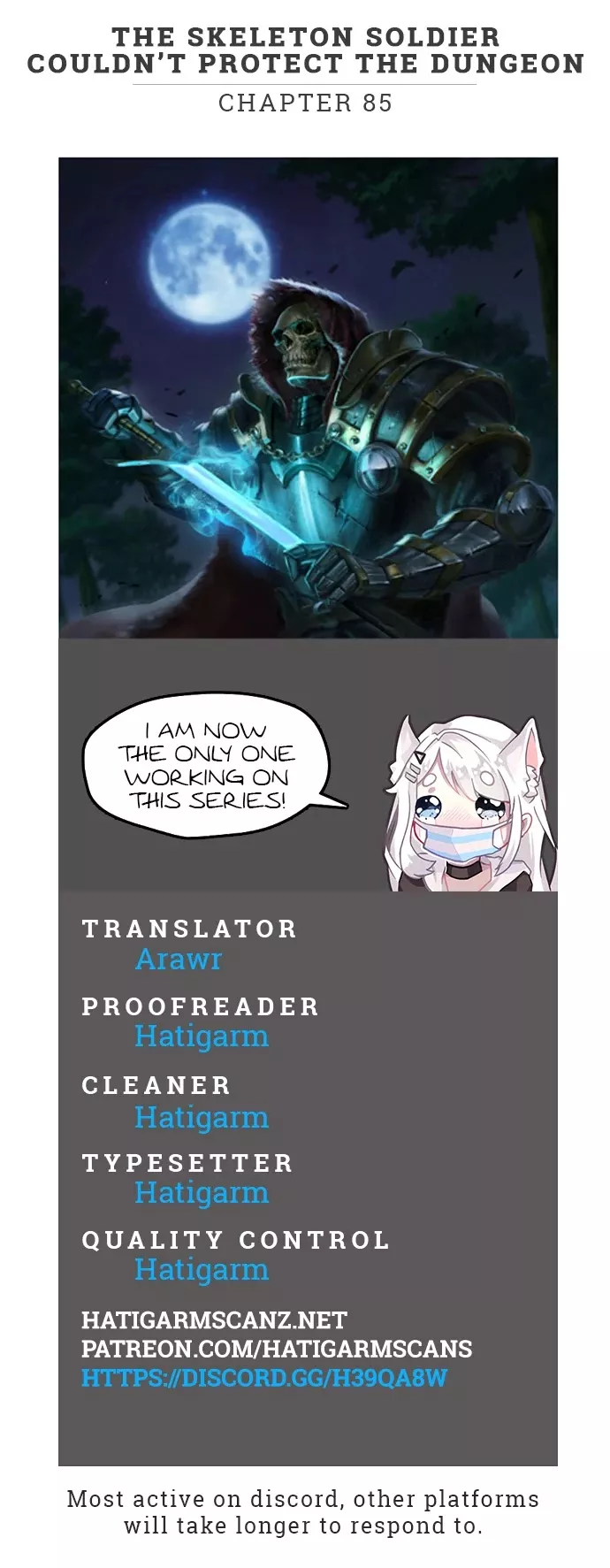 Read Skeleton Soldier Couldn’t Protect the Dungeon chapter 85 image 0 on Lezhin