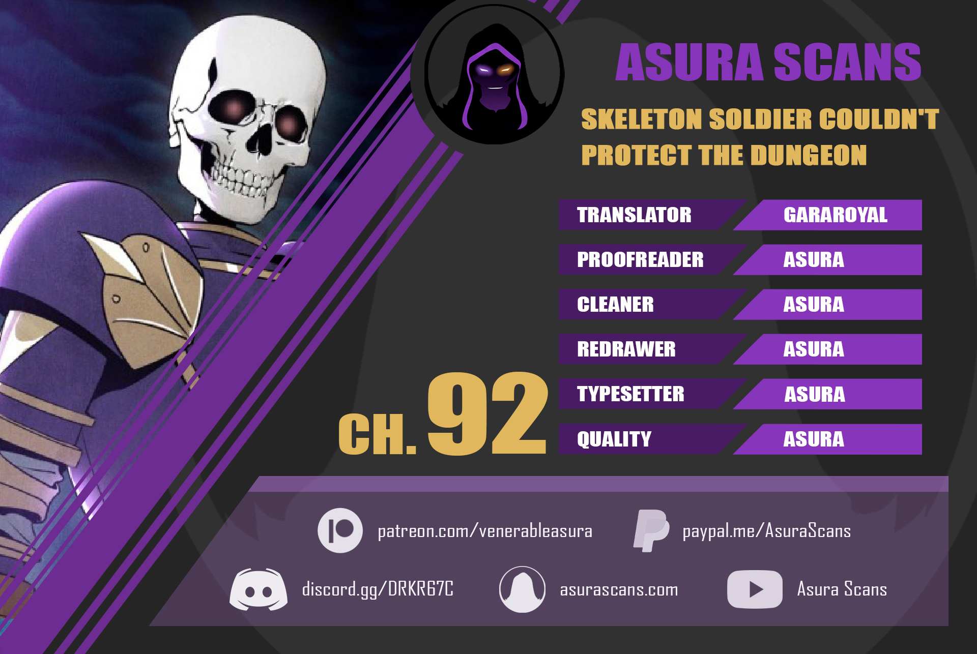 Read Skeleton Soldier Couldn’t Protect the Dungeon chapter 92 image 0 on Lezhin