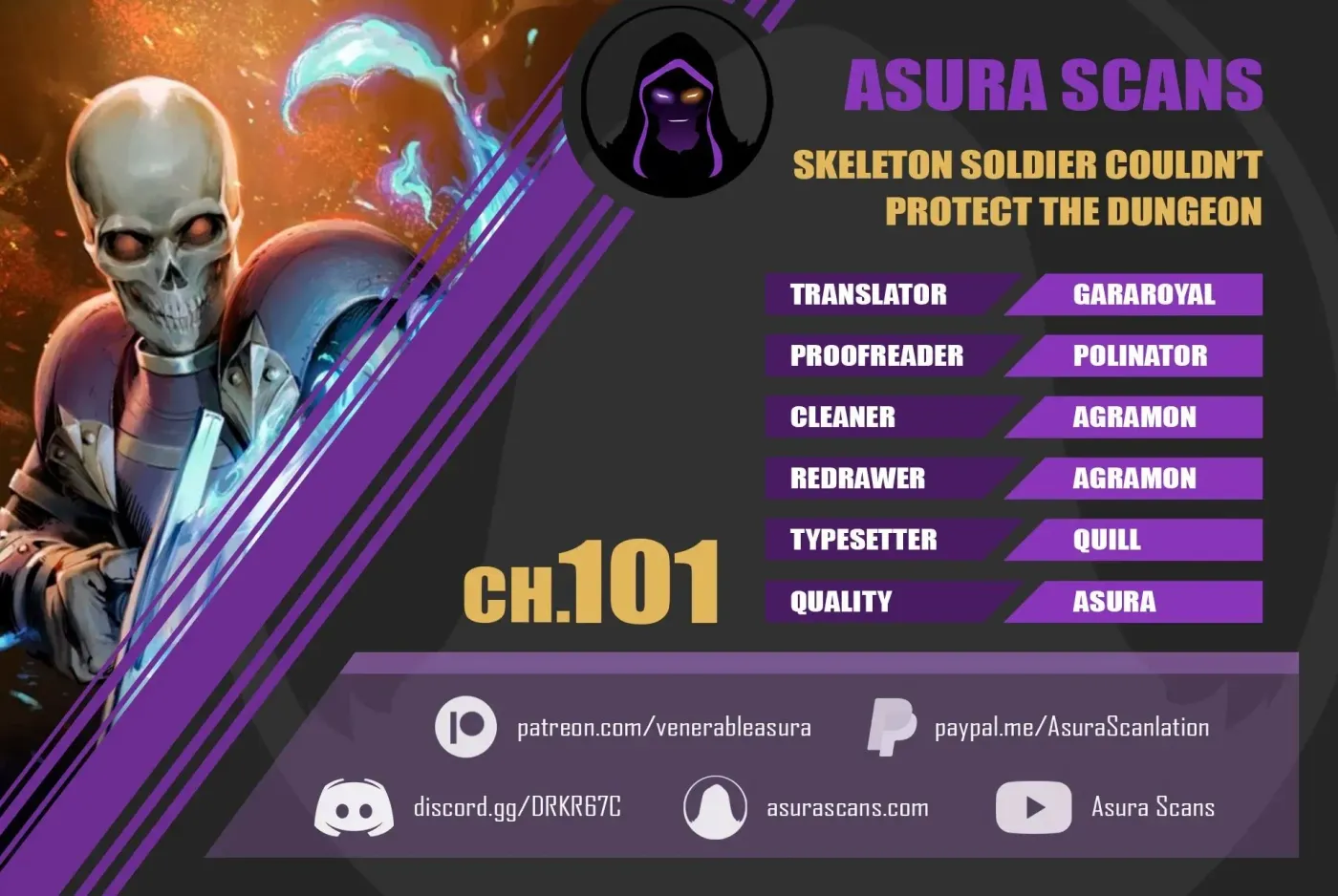 Read Skeleton Soldier chapter 101 image 0 on Lezhin