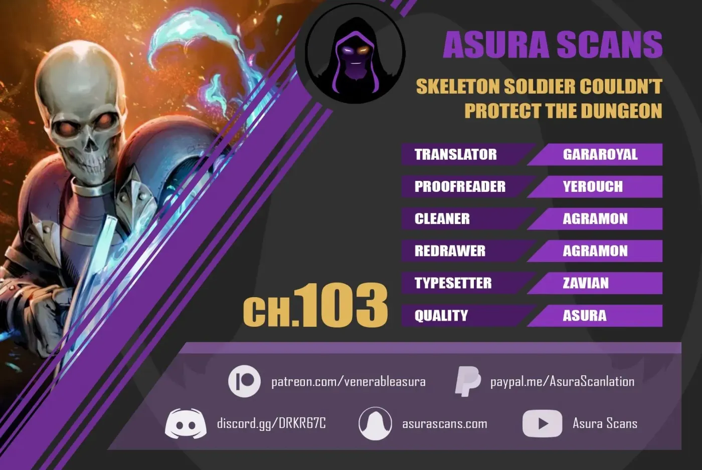 Read Skeleton Soldier chapter 103 image 0 on Lezhin