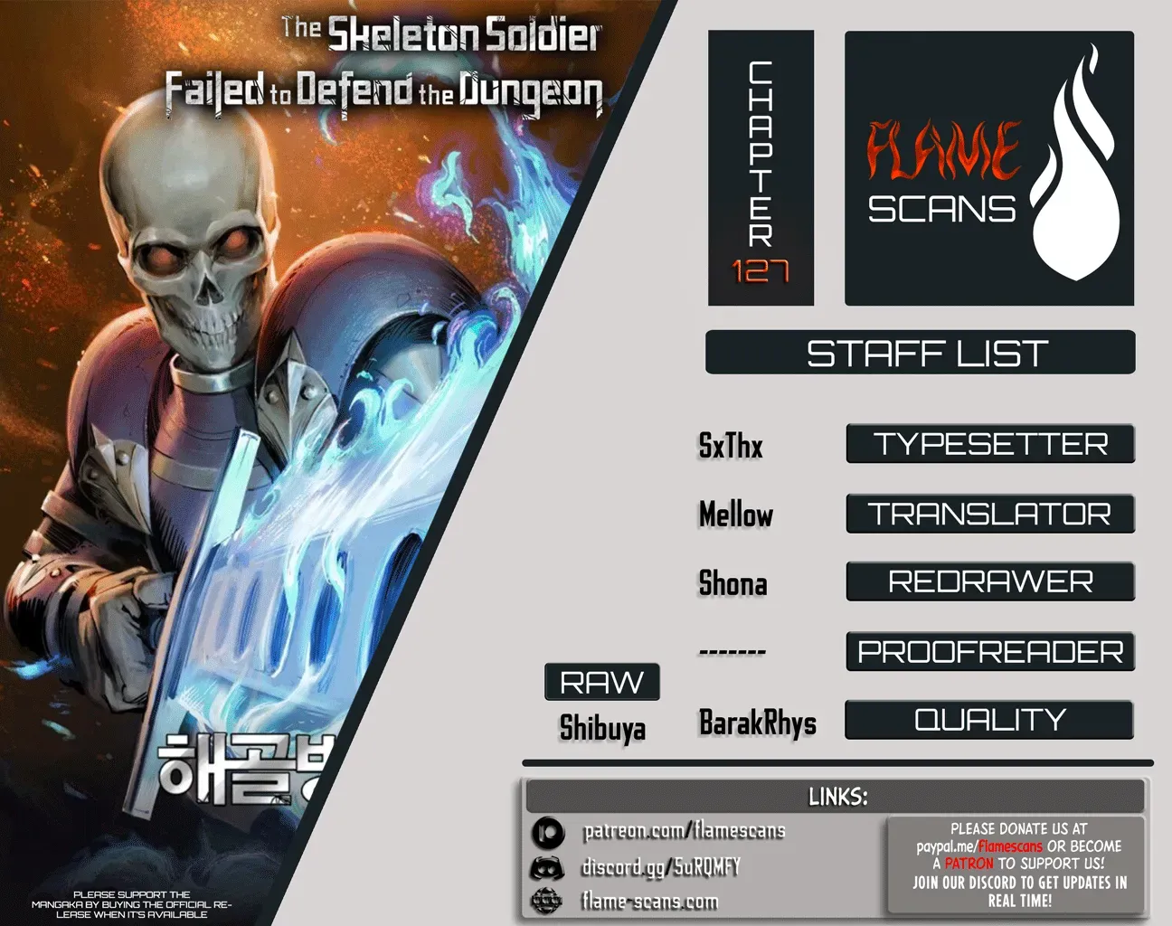 Read Skeleton Soldier chapter 127 image 0 on Lezhin