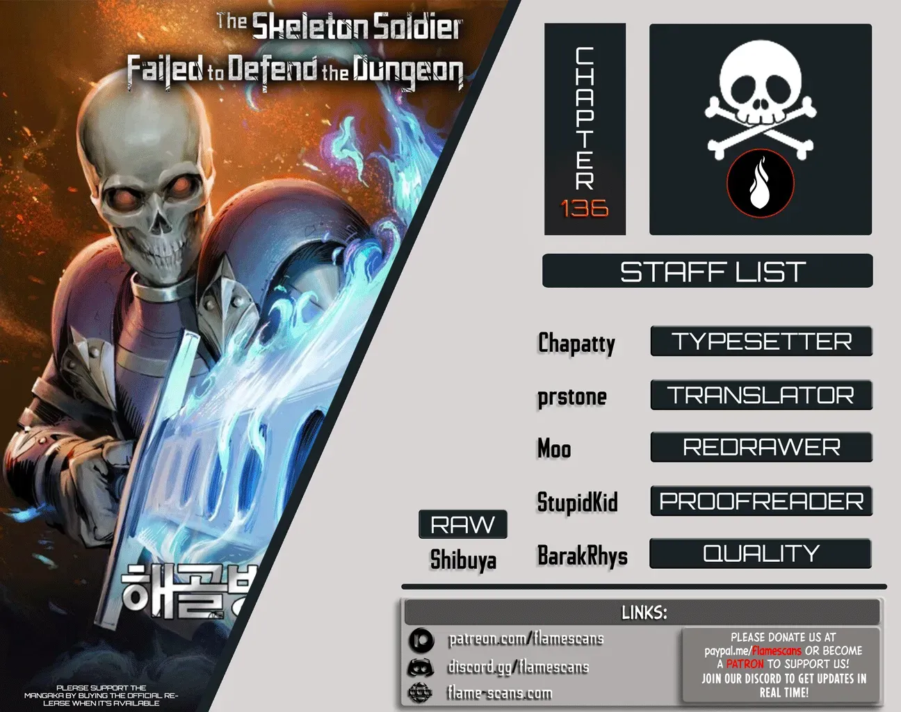 Read Skeleton Soldier chapter 136 image 0 on Lezhin