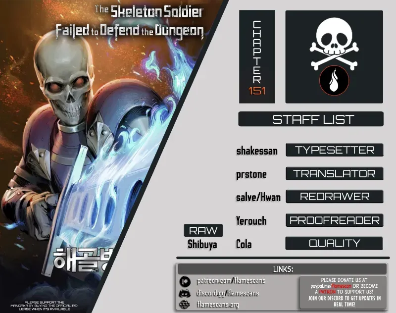 Read Skeleton Soldier chapter 151 image 0 on Lezhin