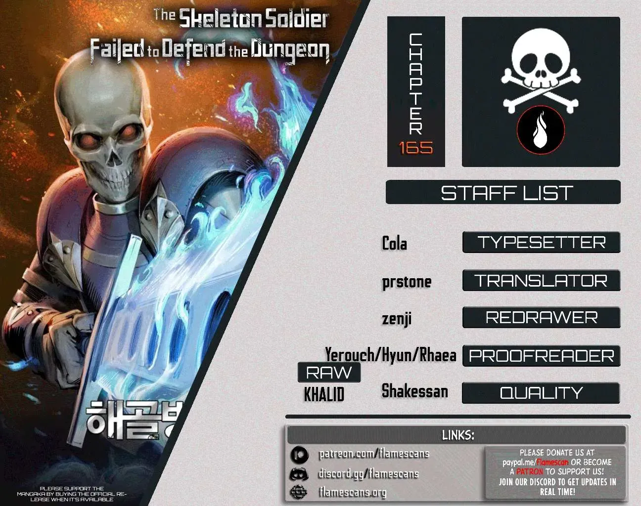 Read Skeleton Soldier chapter 165 image 0 on Lezhin