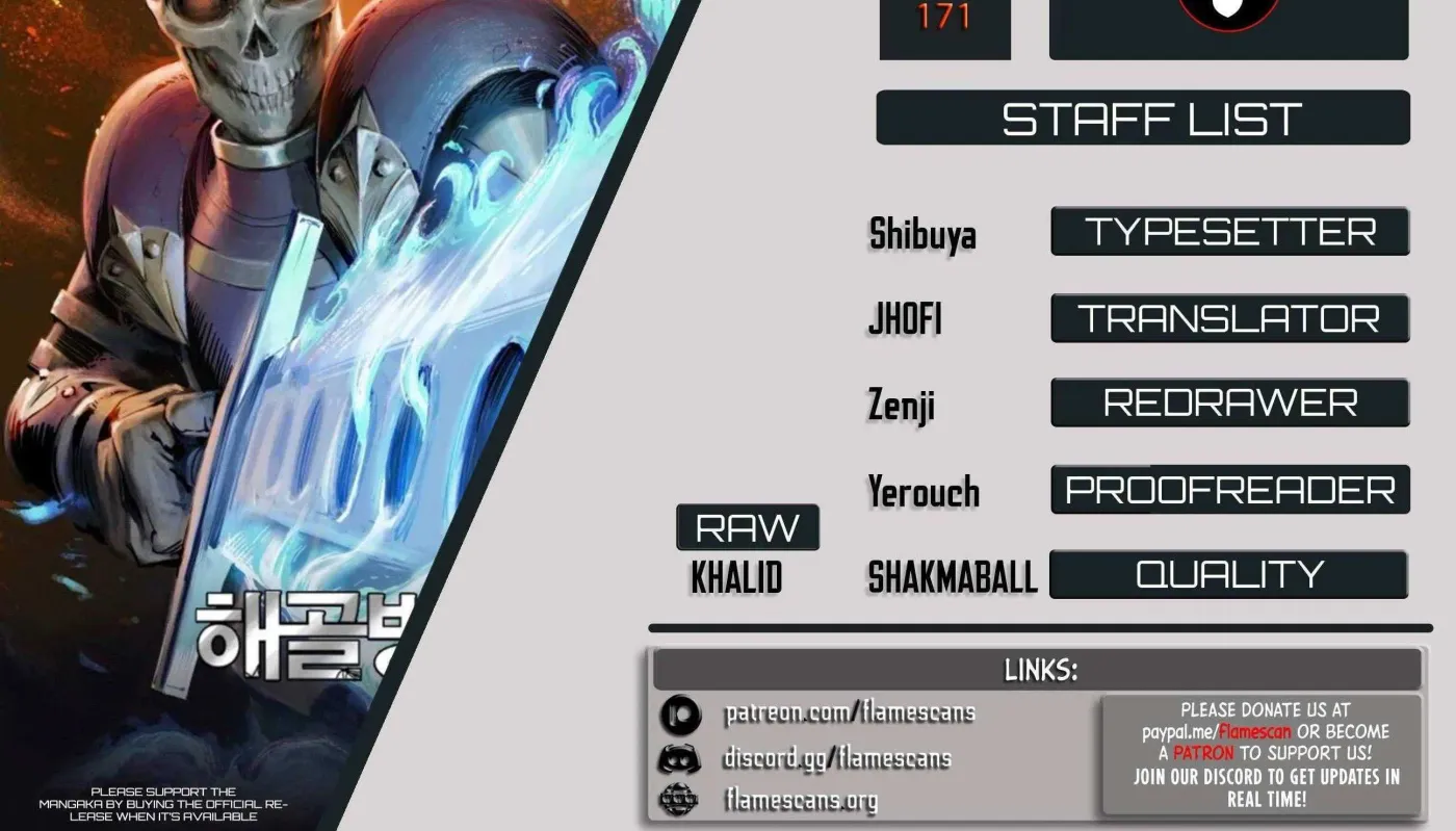 Read Skeleton Soldier chapter 171 image 1 on Lezhin