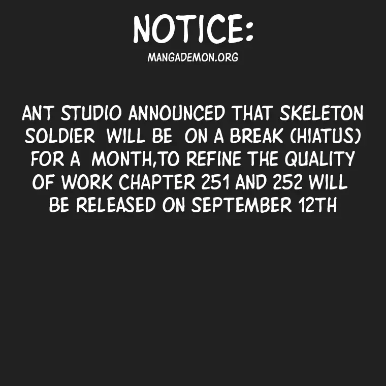 Read Skeleton Soldier chapter 250.5 image 1 on Lezhin