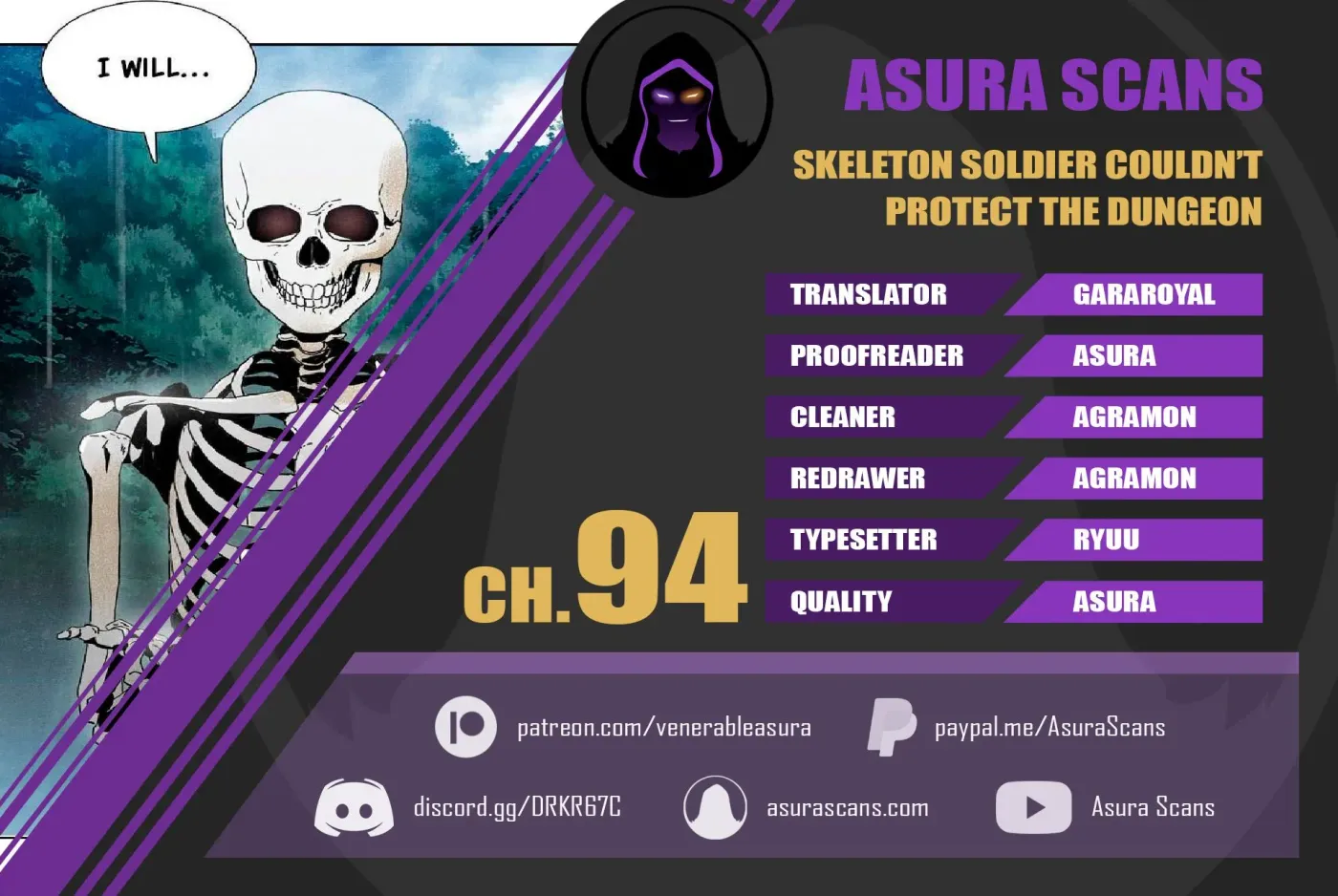 Read Skeleton Soldier chapter 94 image 0 on Lezhin