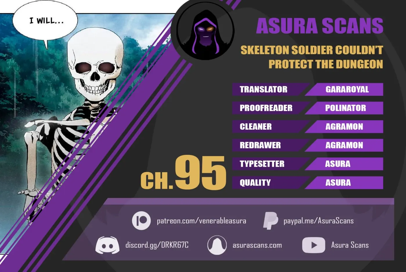 Read Skeleton Soldier chapter 95 image 0 on Lezhin